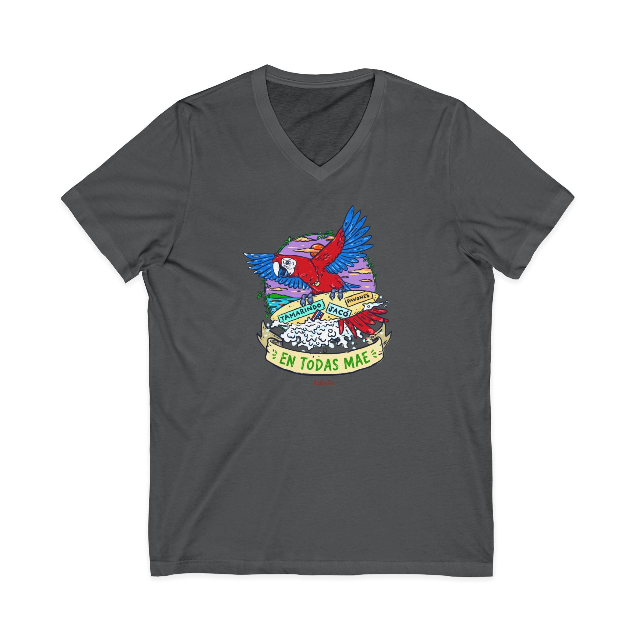 Macaw Unisex V-Neck Tee