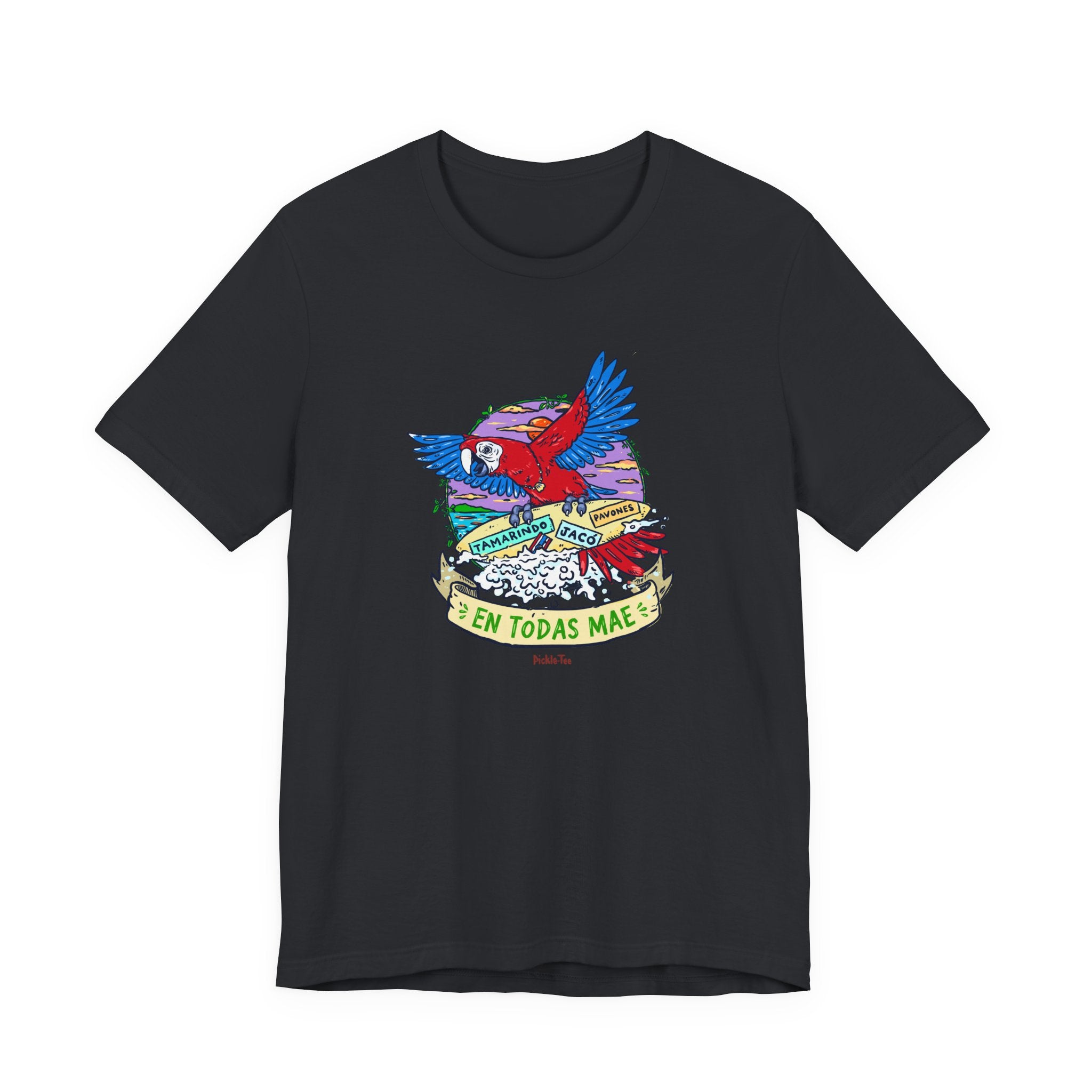 Macaw En Todas Mae Unisex Crew Neck Tee
