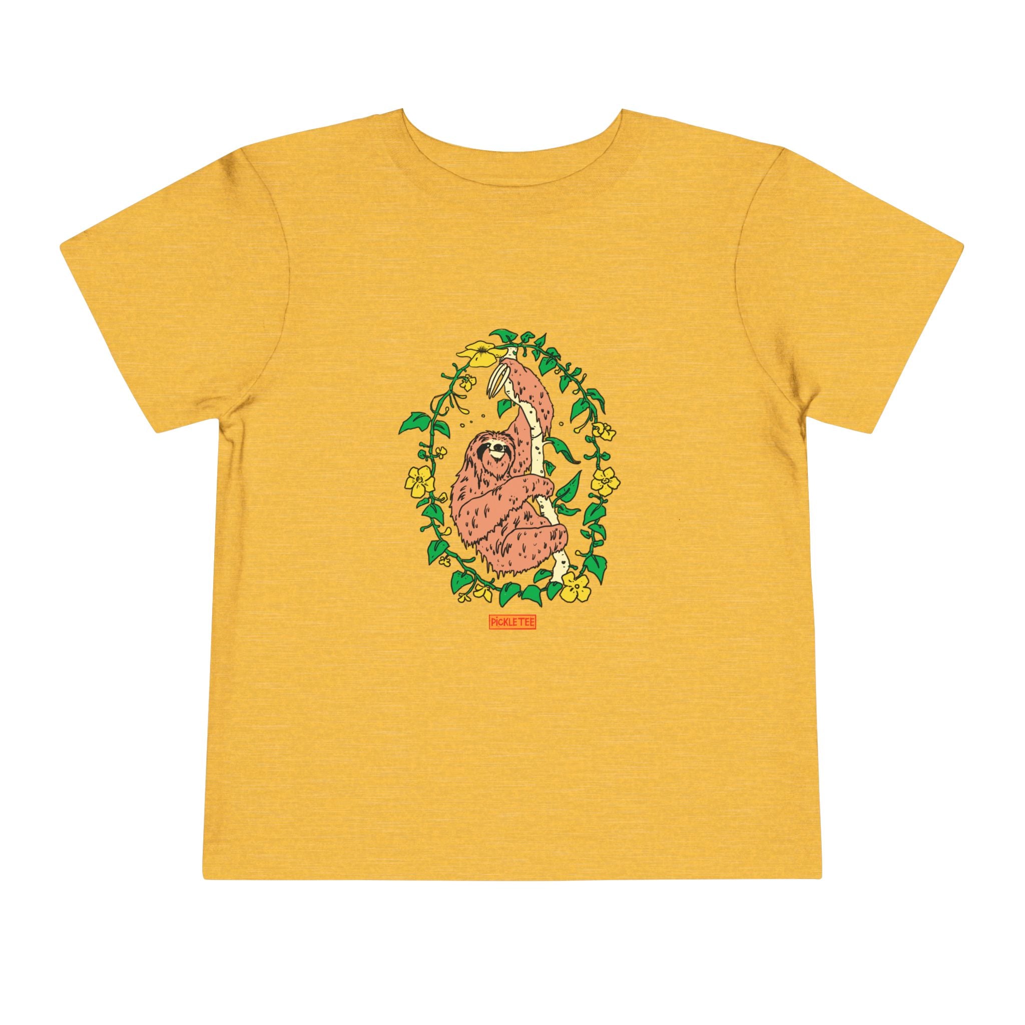 Sloth Toddler Short Sleeve Tee