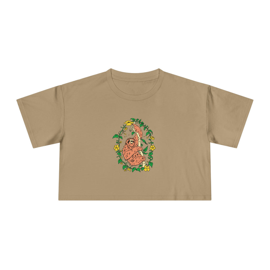 Sloth Women's Crop Tee