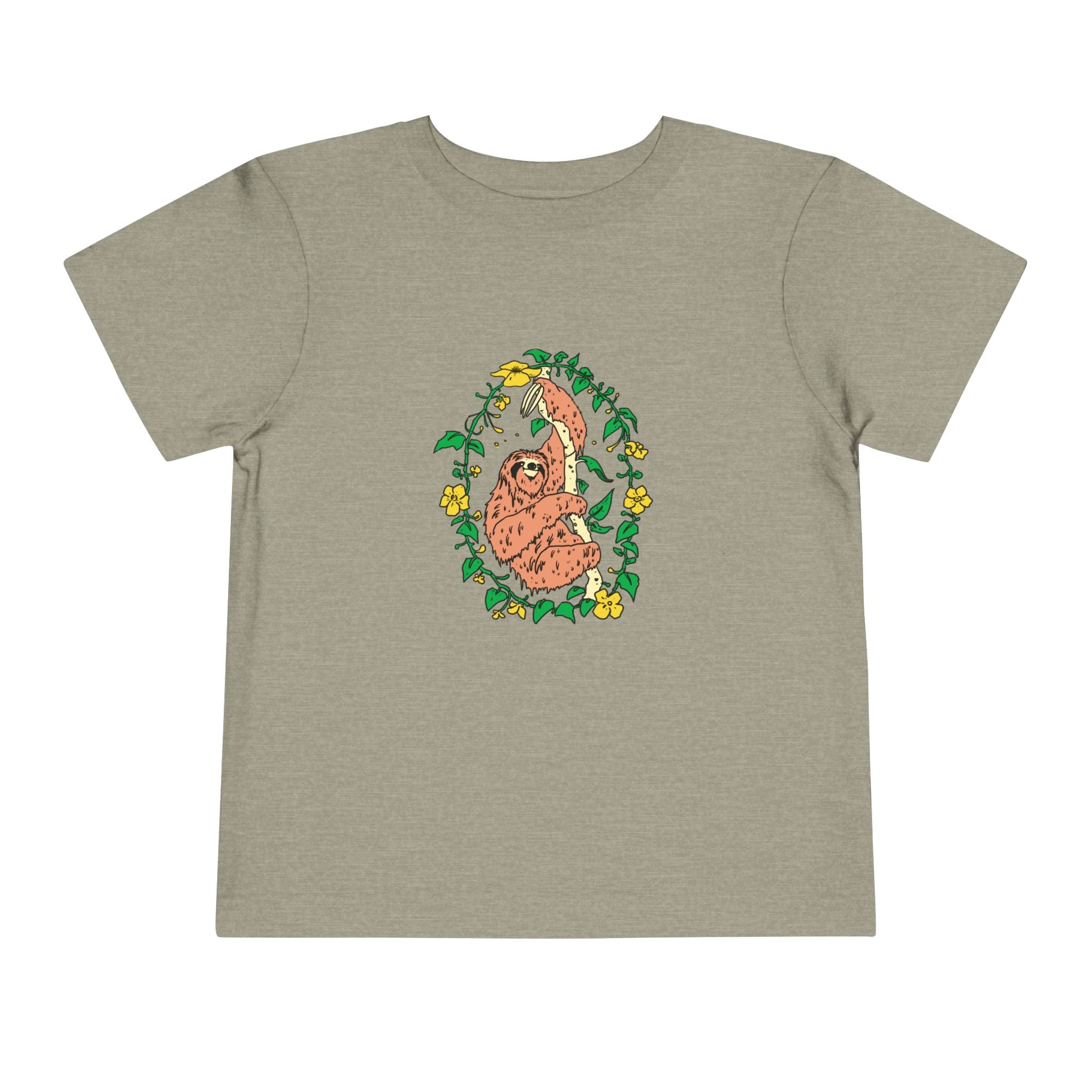 Sloth Toddler Short Sleeve Tee