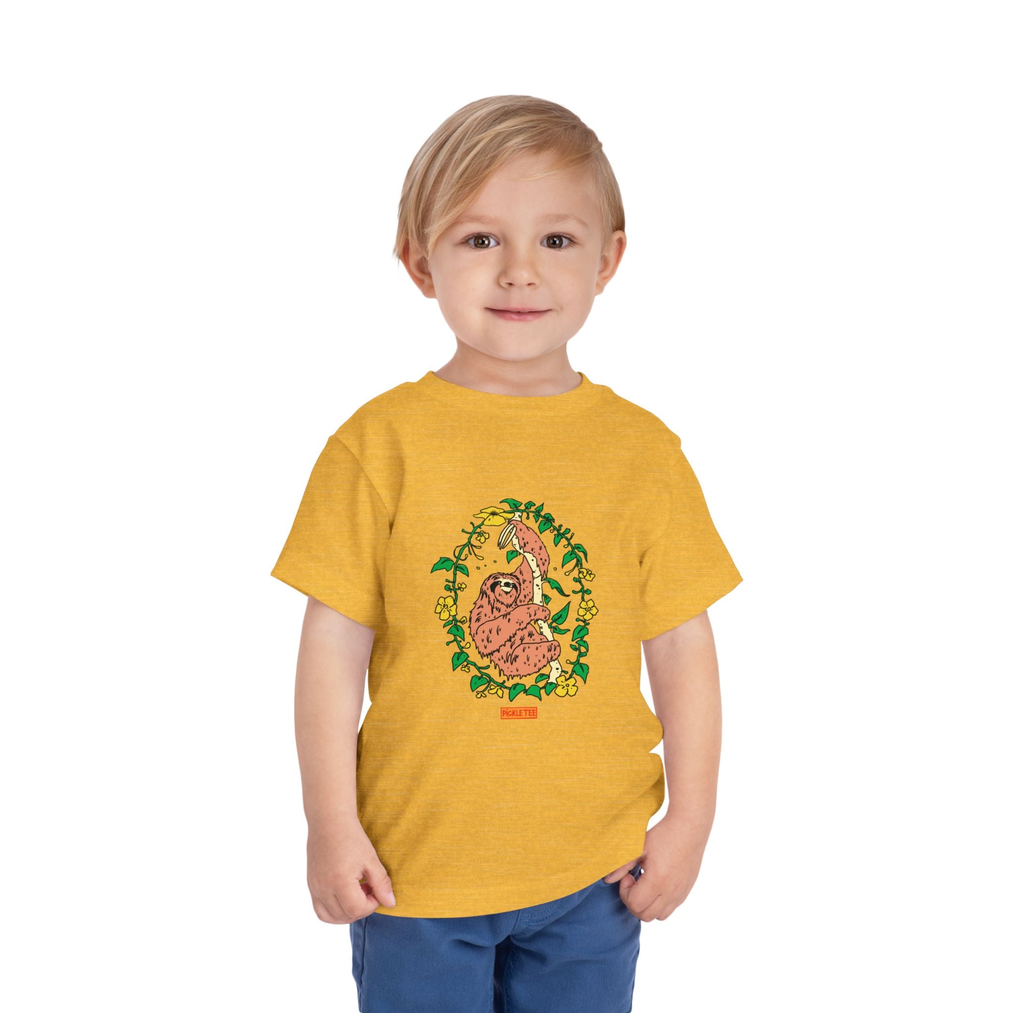 Sloth Toddler Short Sleeve Tee