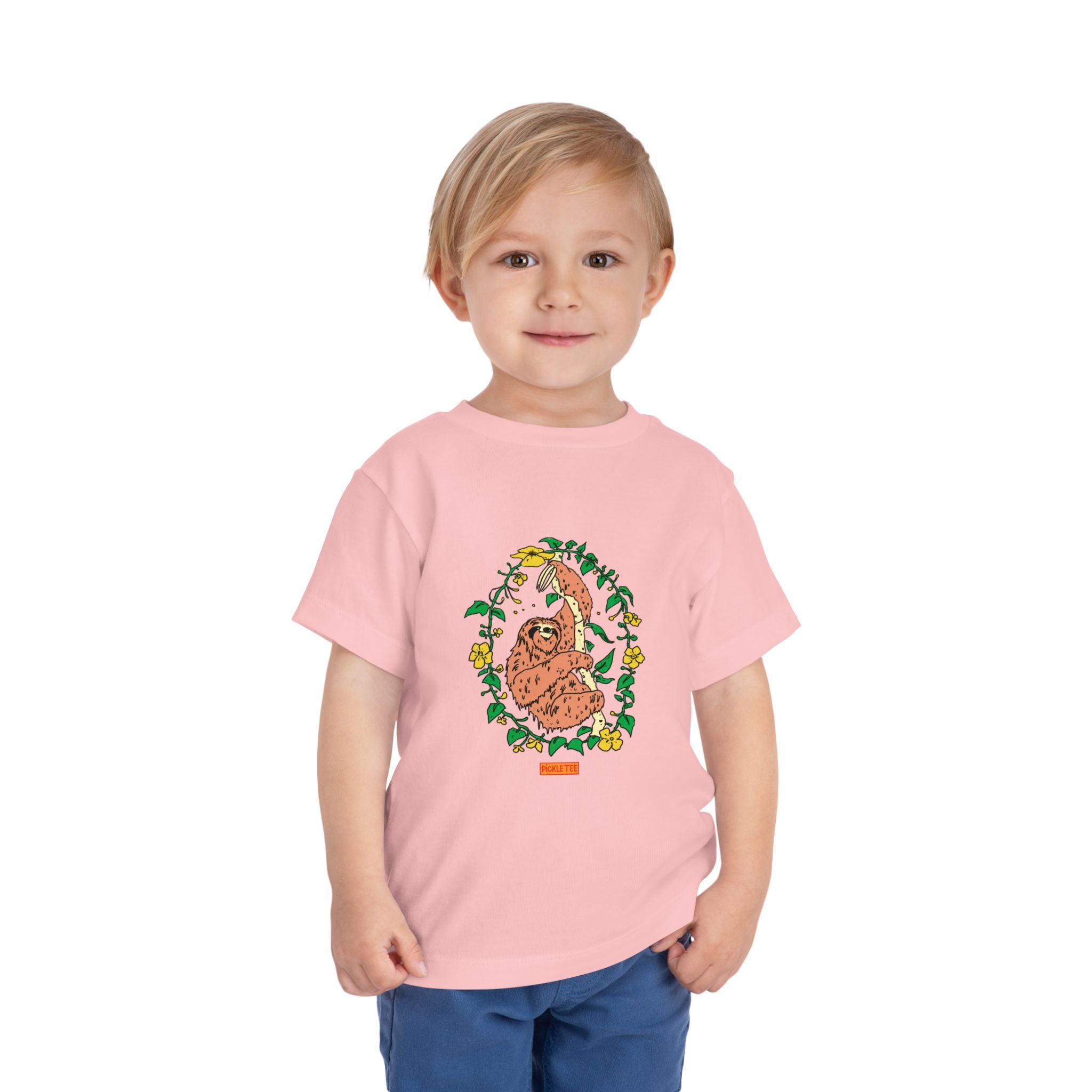 Sloth Toddler Short Sleeve Tee