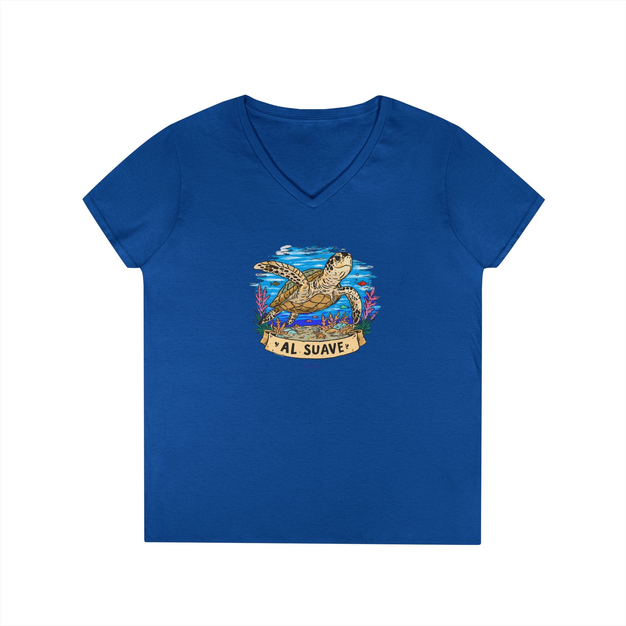 Sea Turtle, Women’s V-Neck Tee