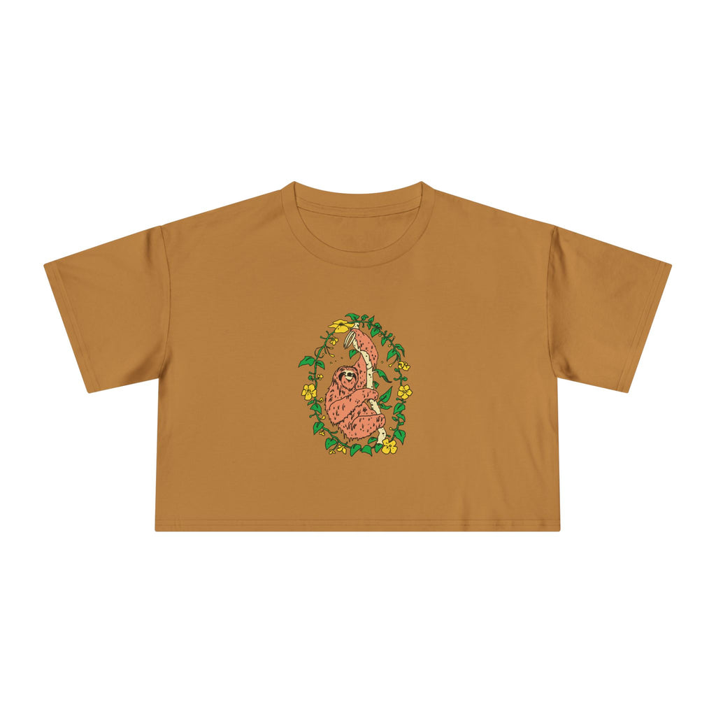 Sloth Women's Crop Tee