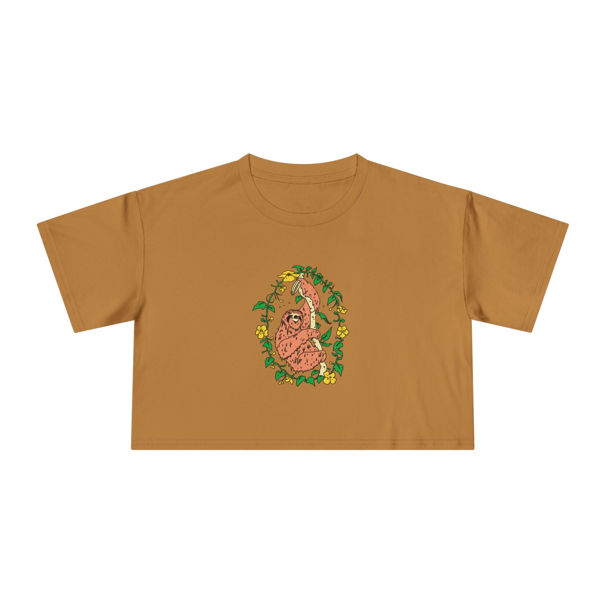 Sloth Women's Crop Tee