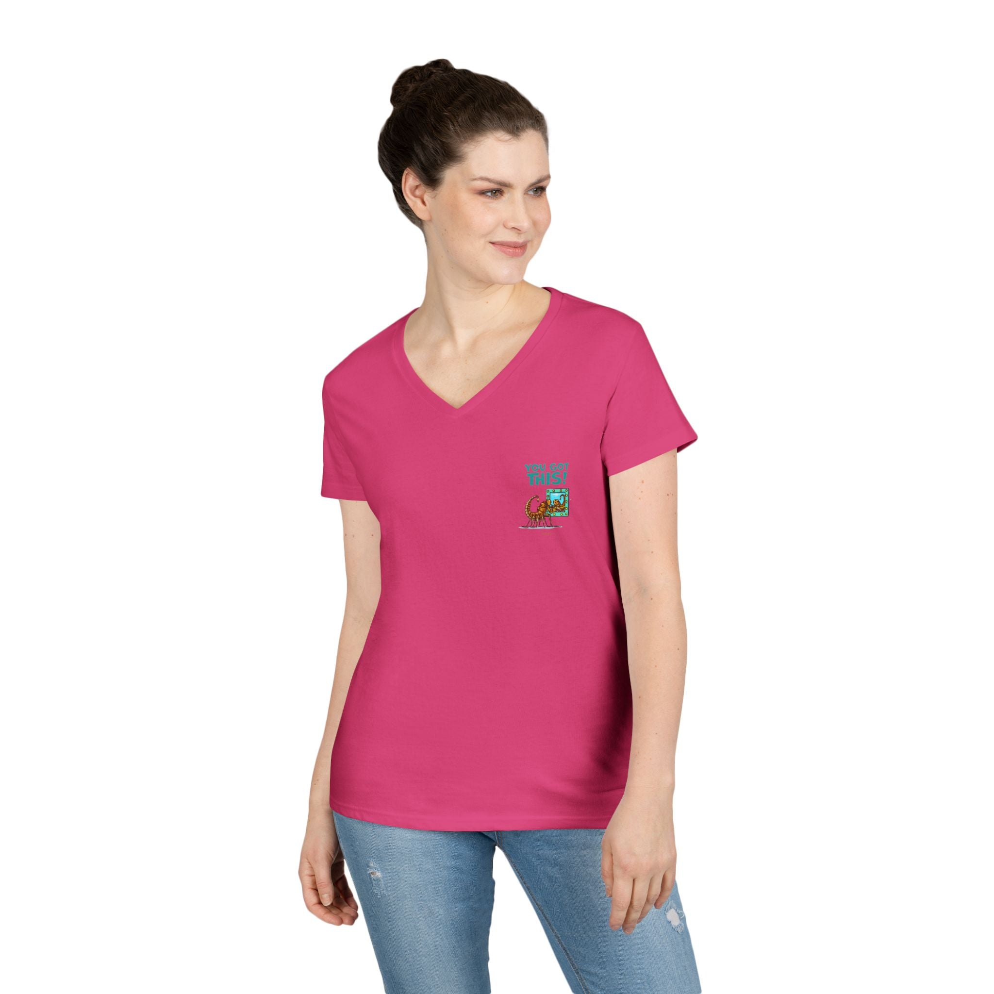 You Got This logo Women’s V-Neck Tee
