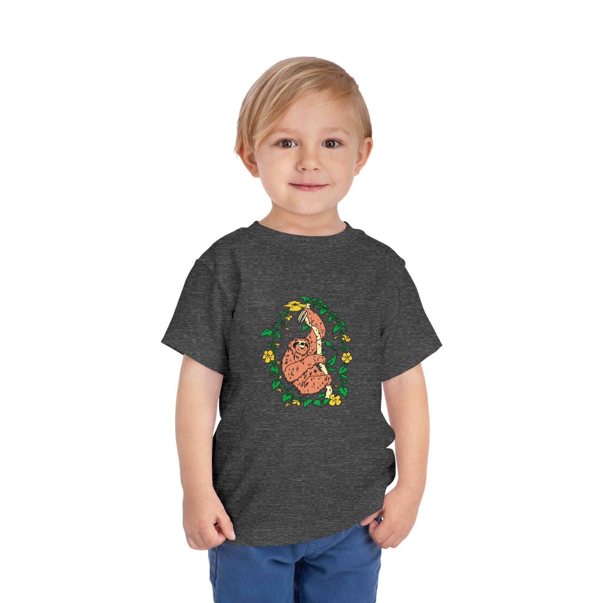 Sloth Toddler Short Sleeve Tee