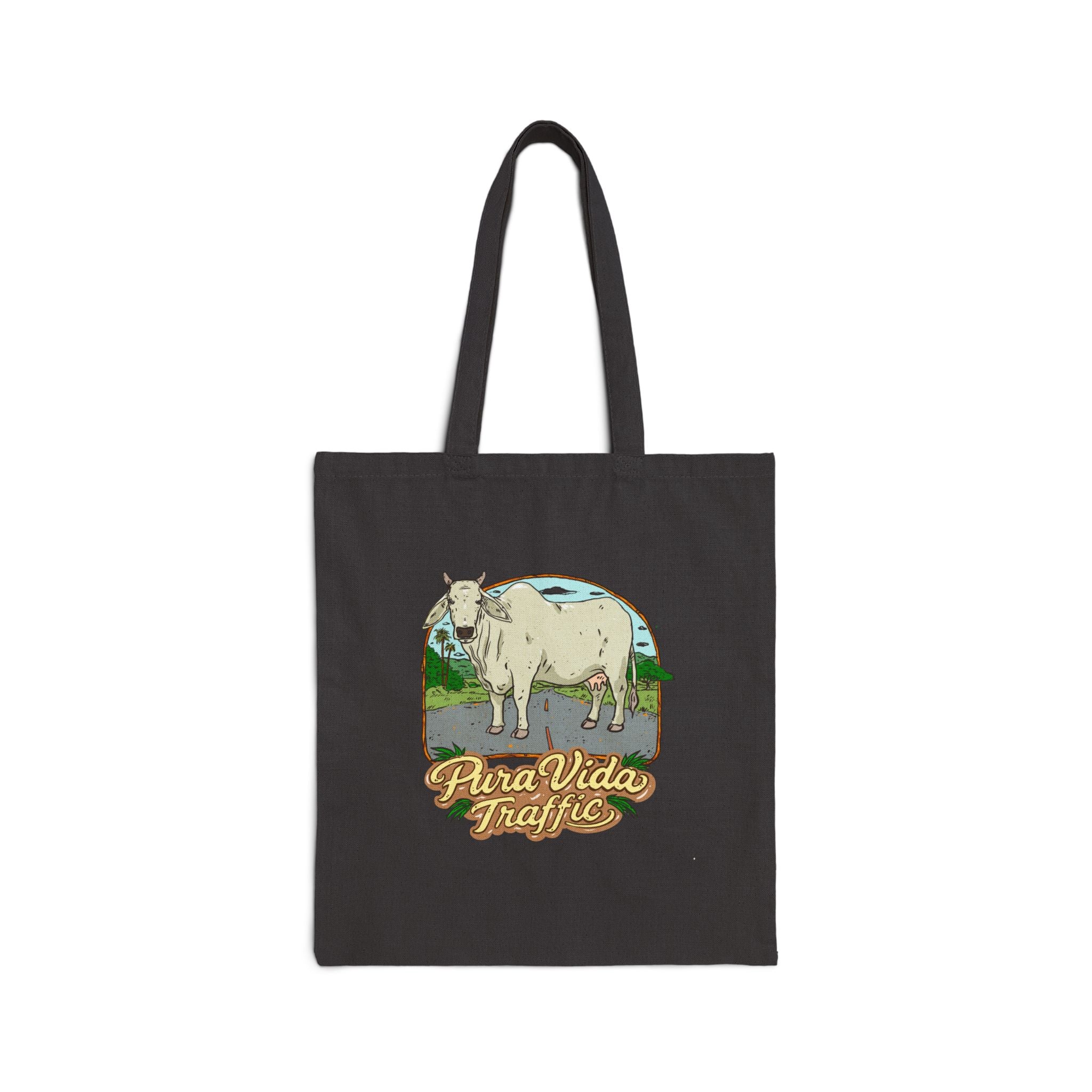 Pura Vida Traffic Cotton Canvas Tote Bag