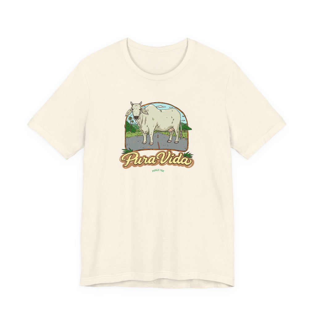 Pura Vida Cow T-Shirt/Unisex Crew Neck Tee