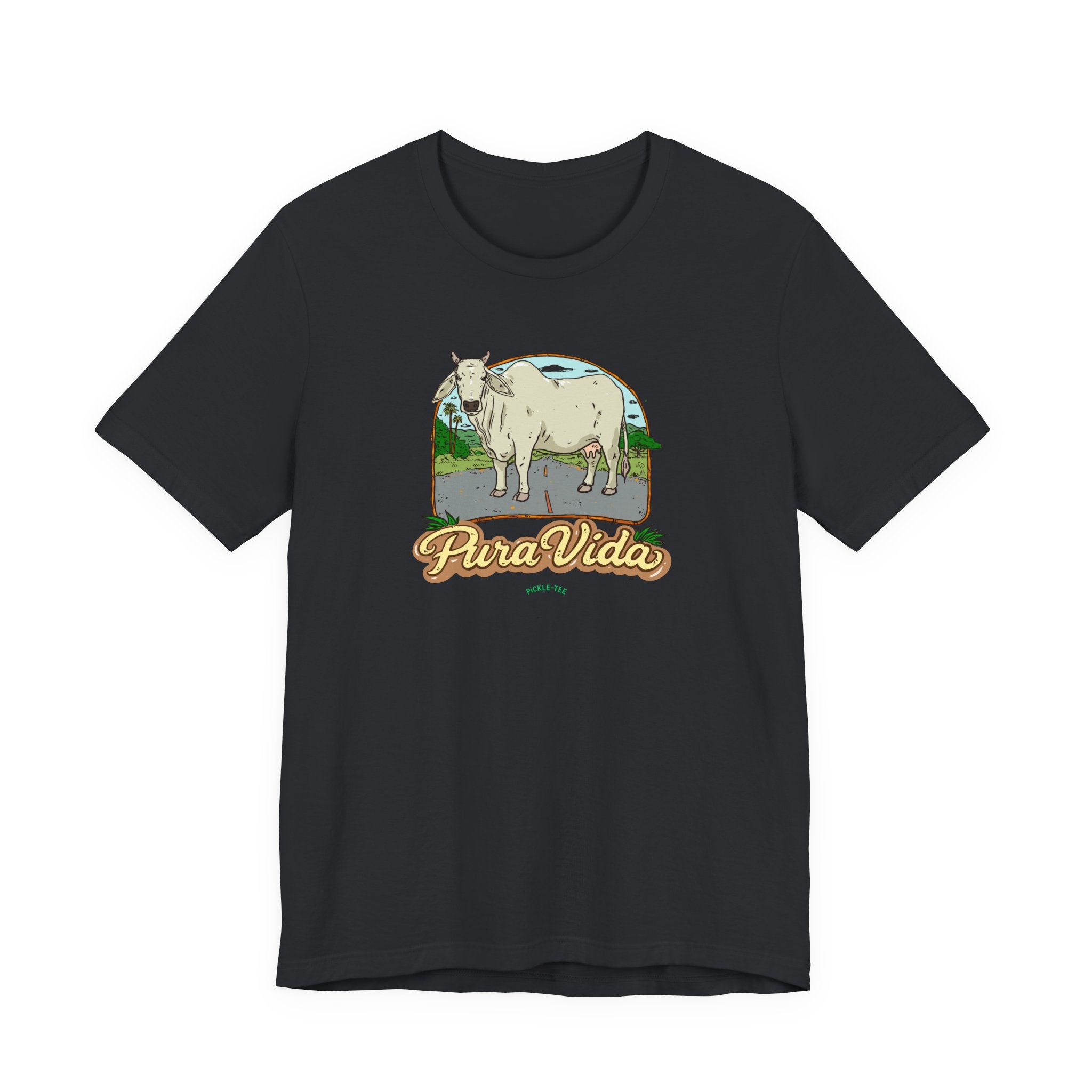 Pura Vida Cow T-Shirt/Unisex Crew Neck Tee