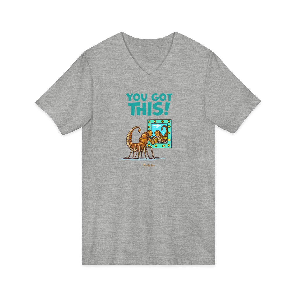 You Got This! Unisex V-Neck Tee