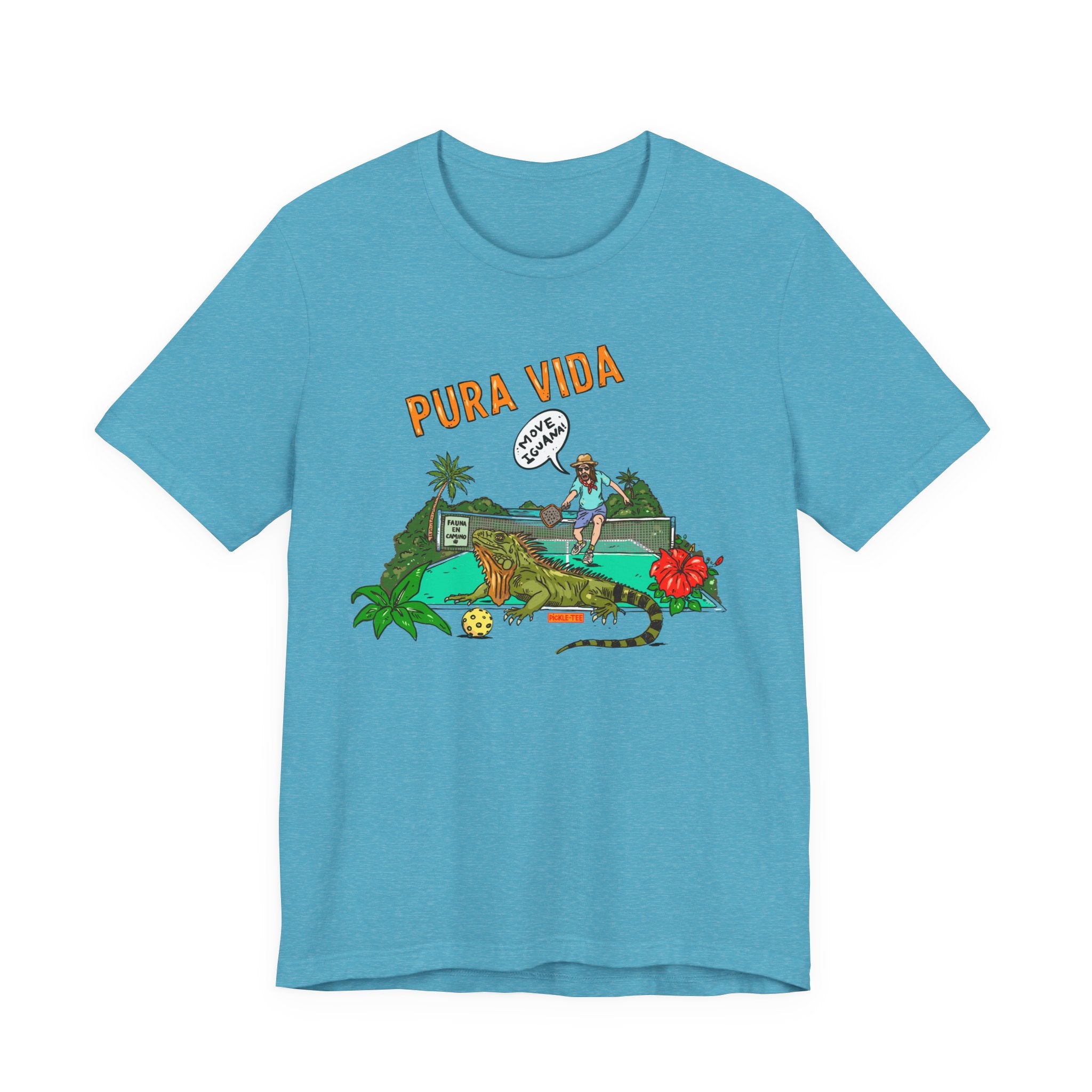 Iguana Pickleball Unisex Crew Neck Tee