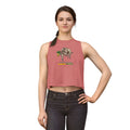 Sloth Tasks Women's Cropped Racerback Tank