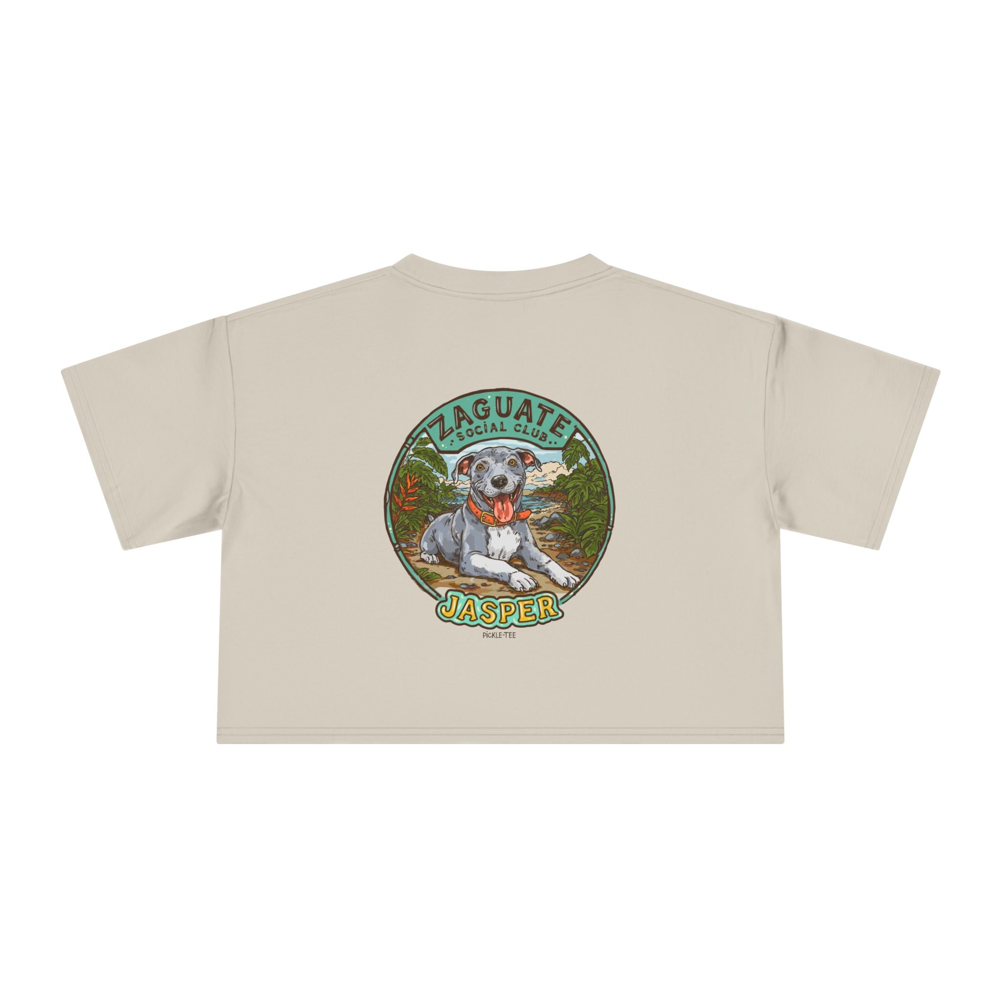 Zaguate Social Club- Jasper, Women's Crop Tee