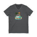 Surfing, Might Be Late, Unisex V-Neck Tee