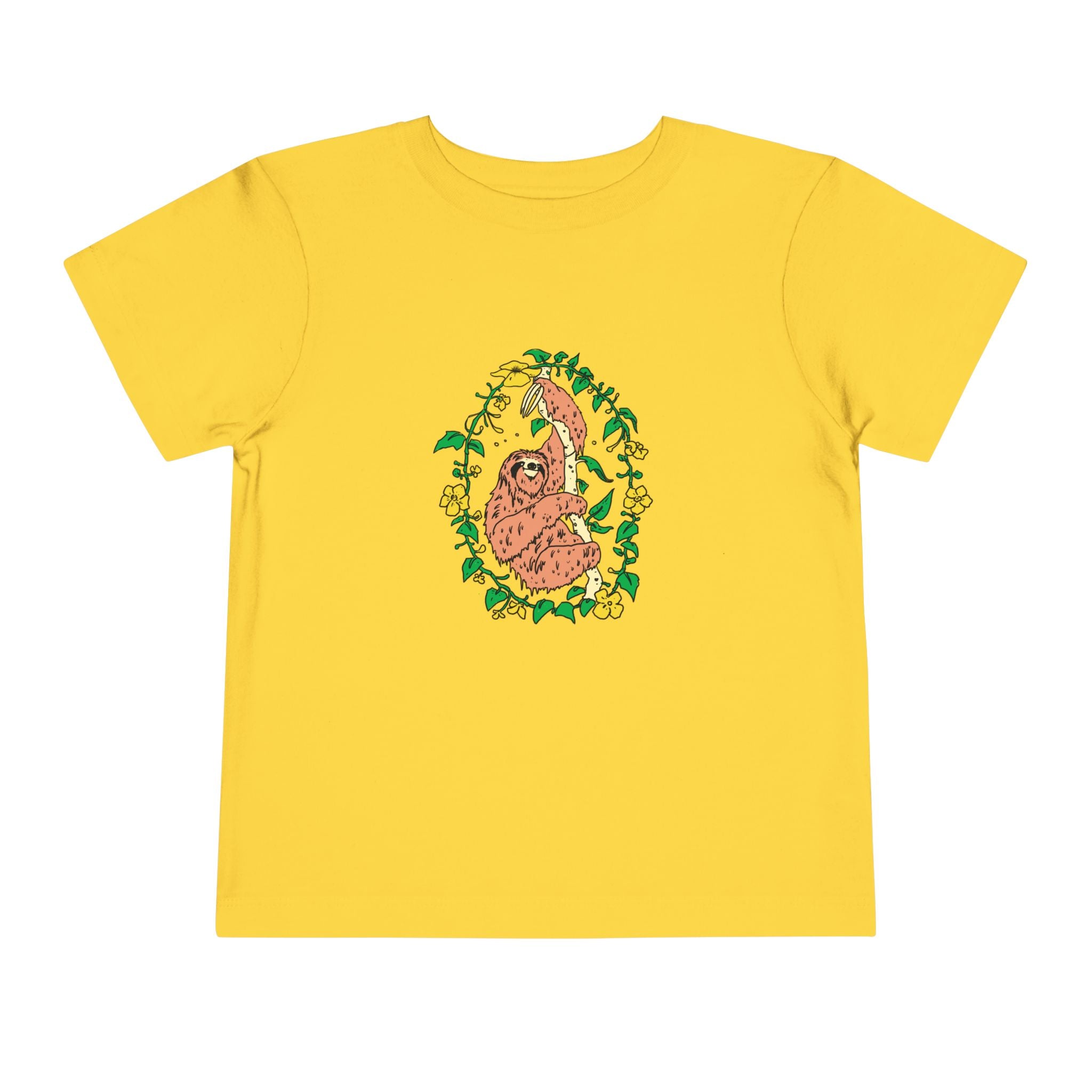 Sloth Toddler Short Sleeve Tee