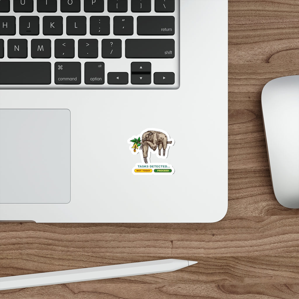 Lazy Sloth Die-Cut Stickers