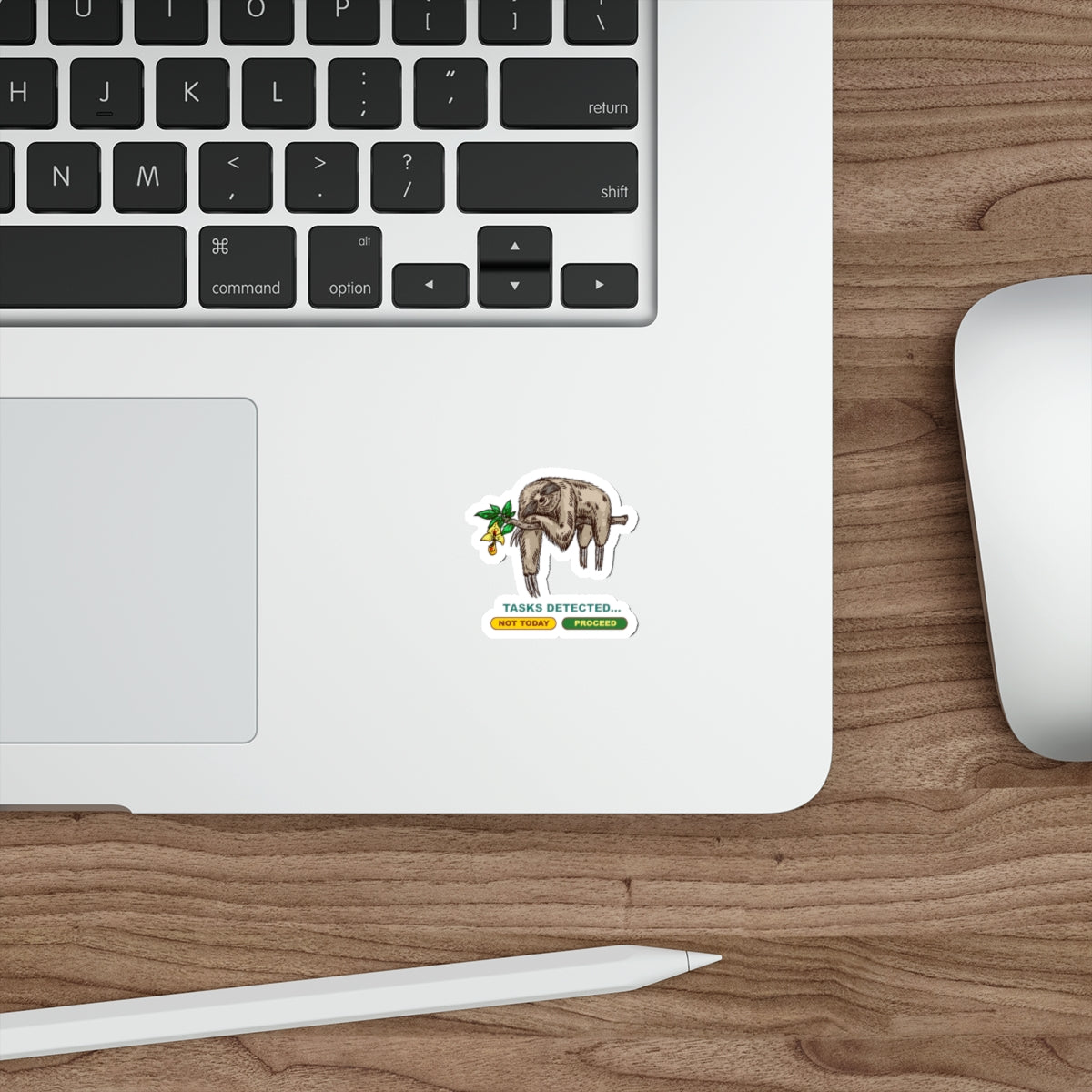 Lazy Sloth Die-Cut Stickers