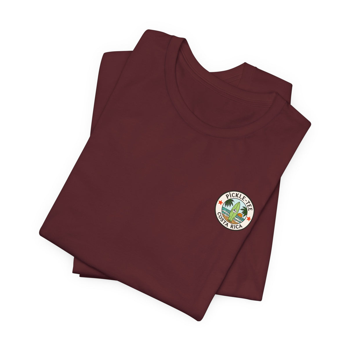 Surfing, Might Be Late Front Logo- Unisex Crew Neck Tee