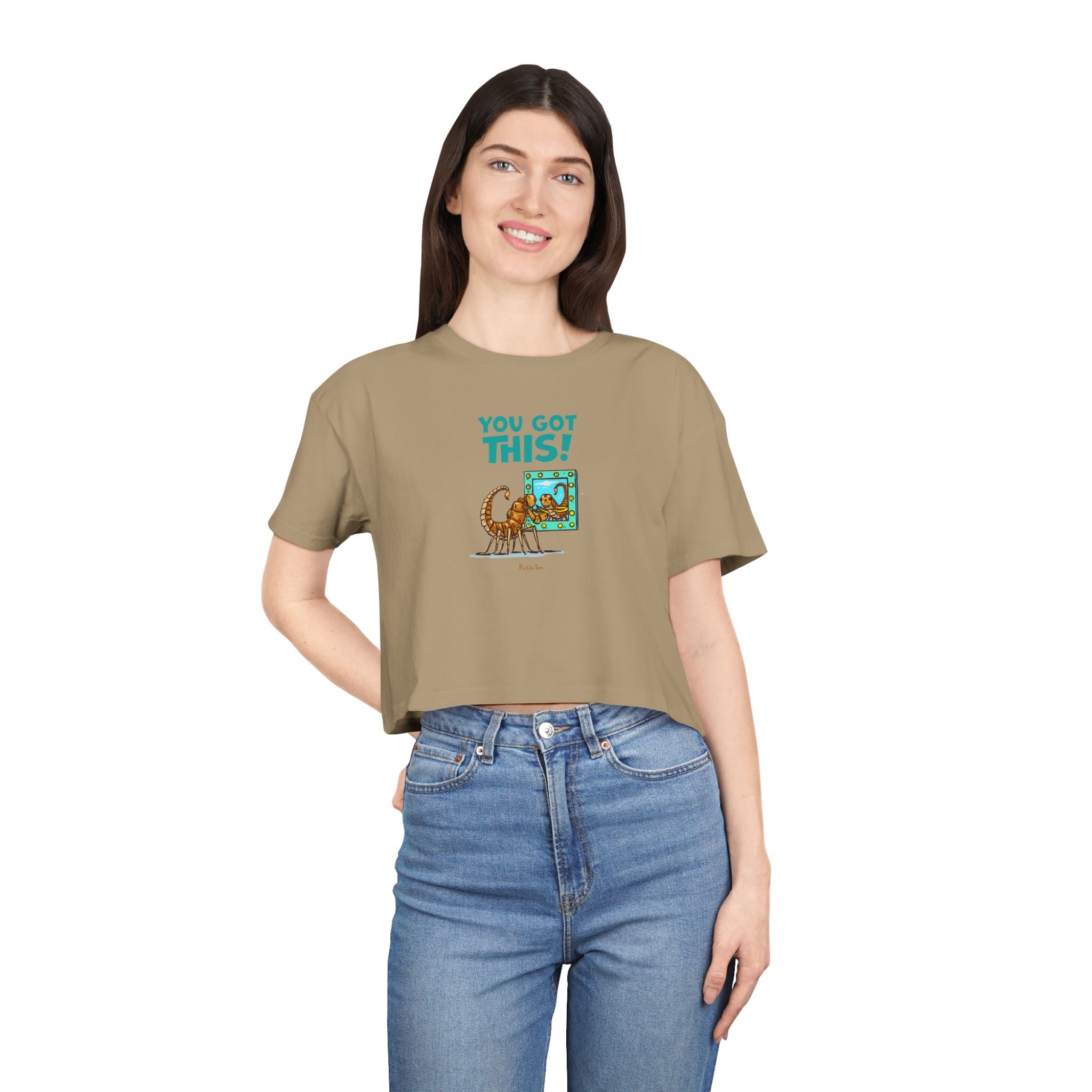 You Got This! Women's Crop Tee