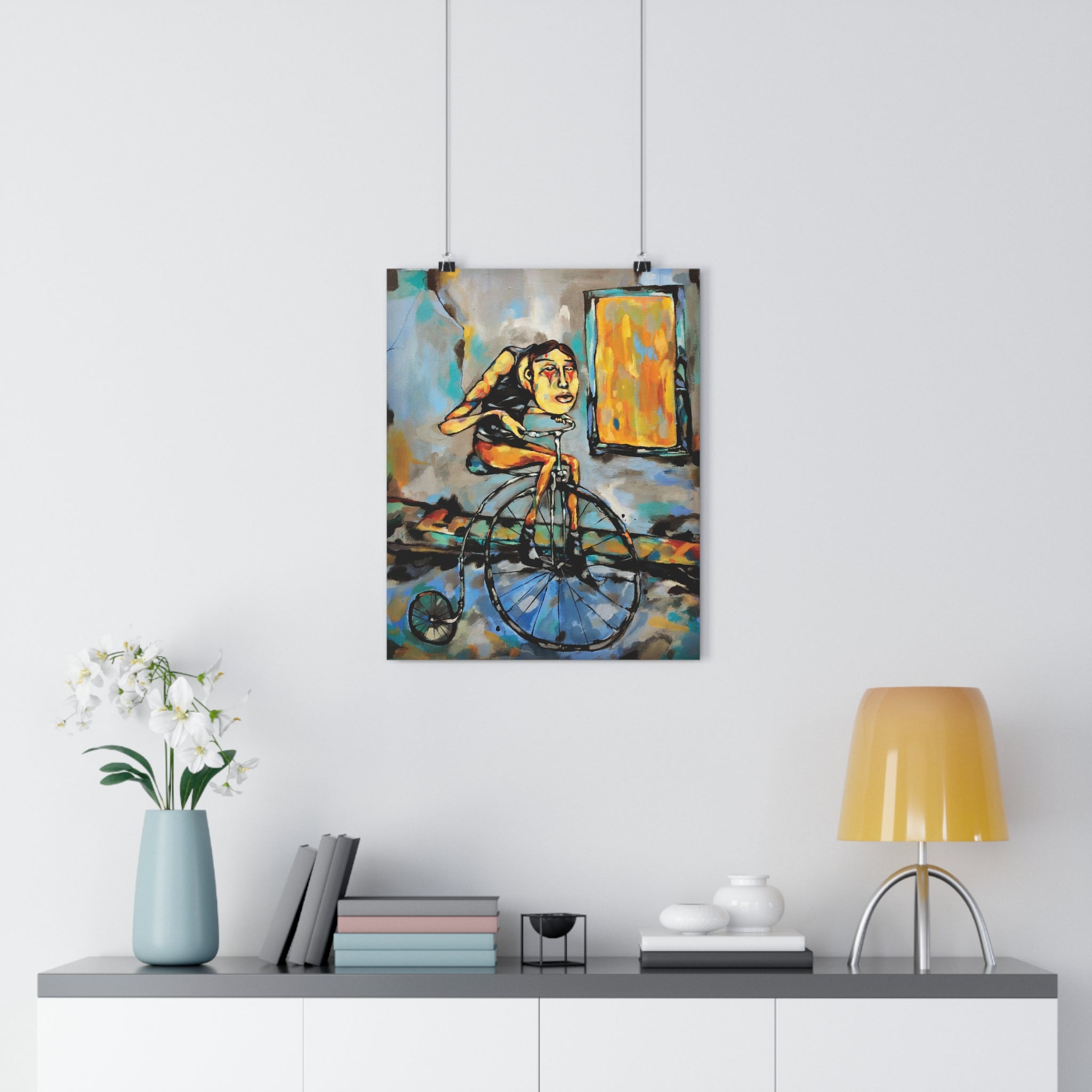 Penny Farthing Giclée Art Print
