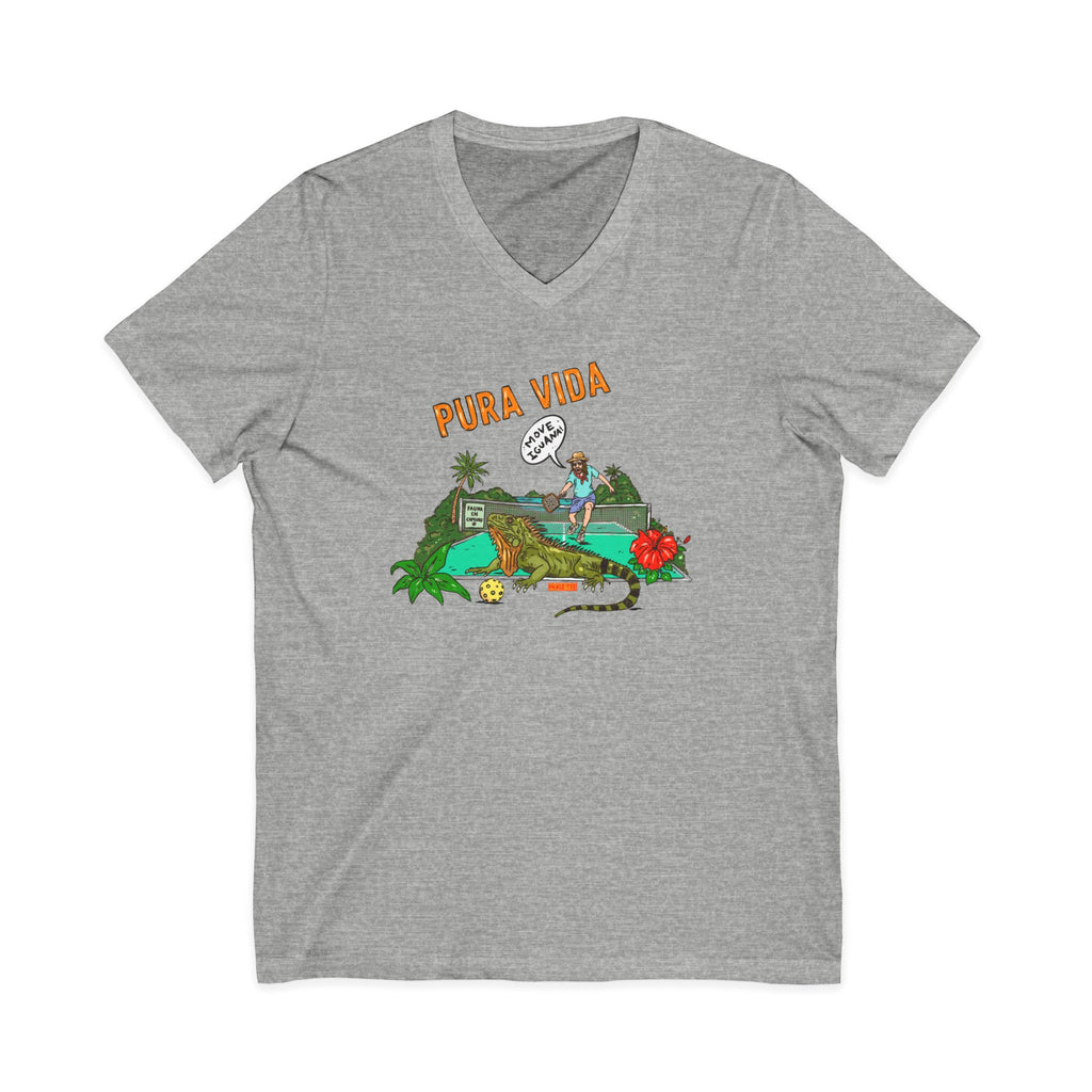 Iguana Pickleball Unisex V-Neck Tee