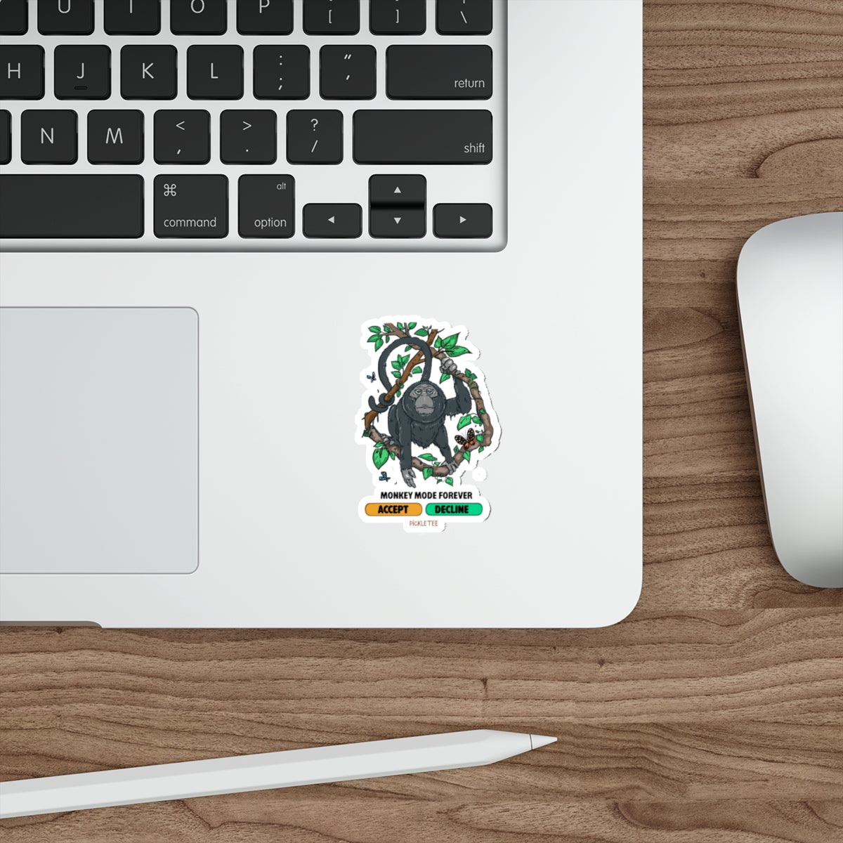 Monkey Mode Die-Cut Stickers