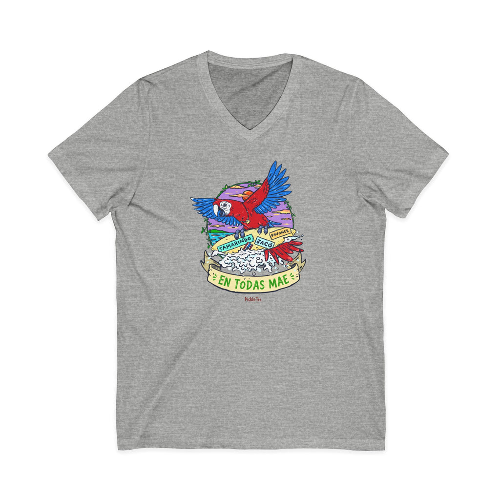 Macaw Unisex V-Neck Tee