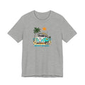 Surfing, Might Be Late! Unisex Crew Neck Tee