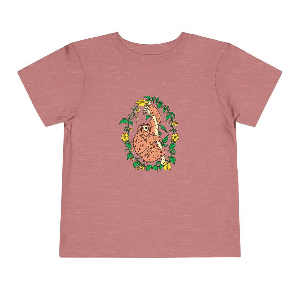 Sloth Toddler Short Sleeve Tee