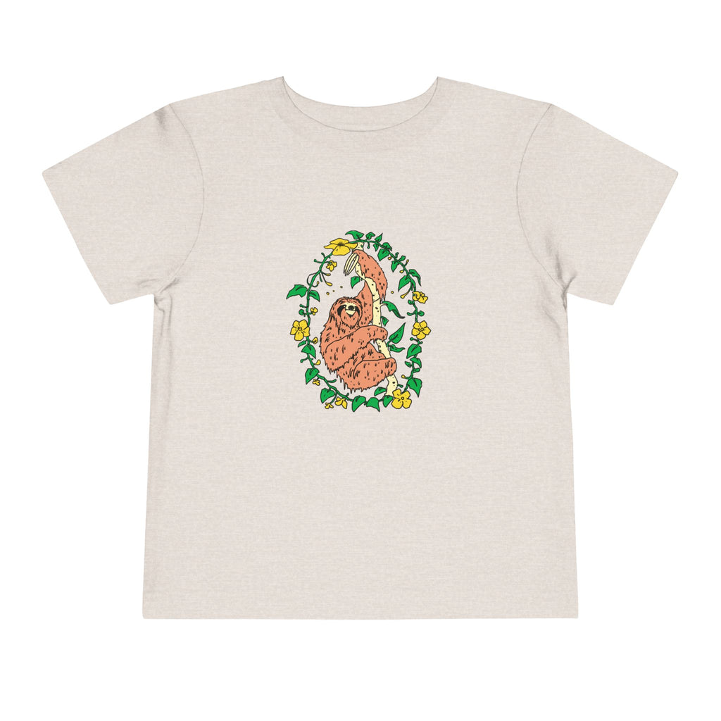 Sloth Toddler Short Sleeve Tee