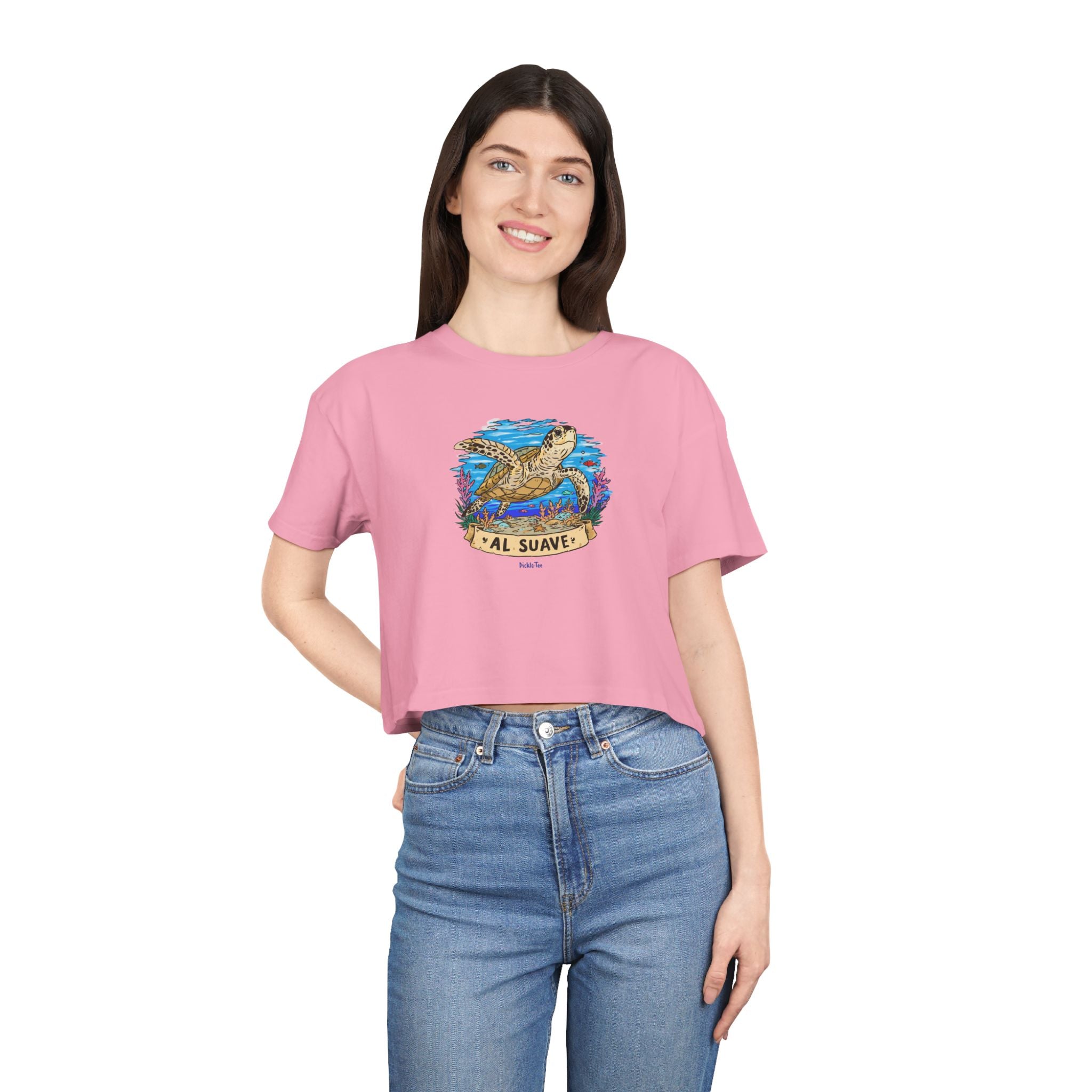 Sea Turtle Women's Crop Tee