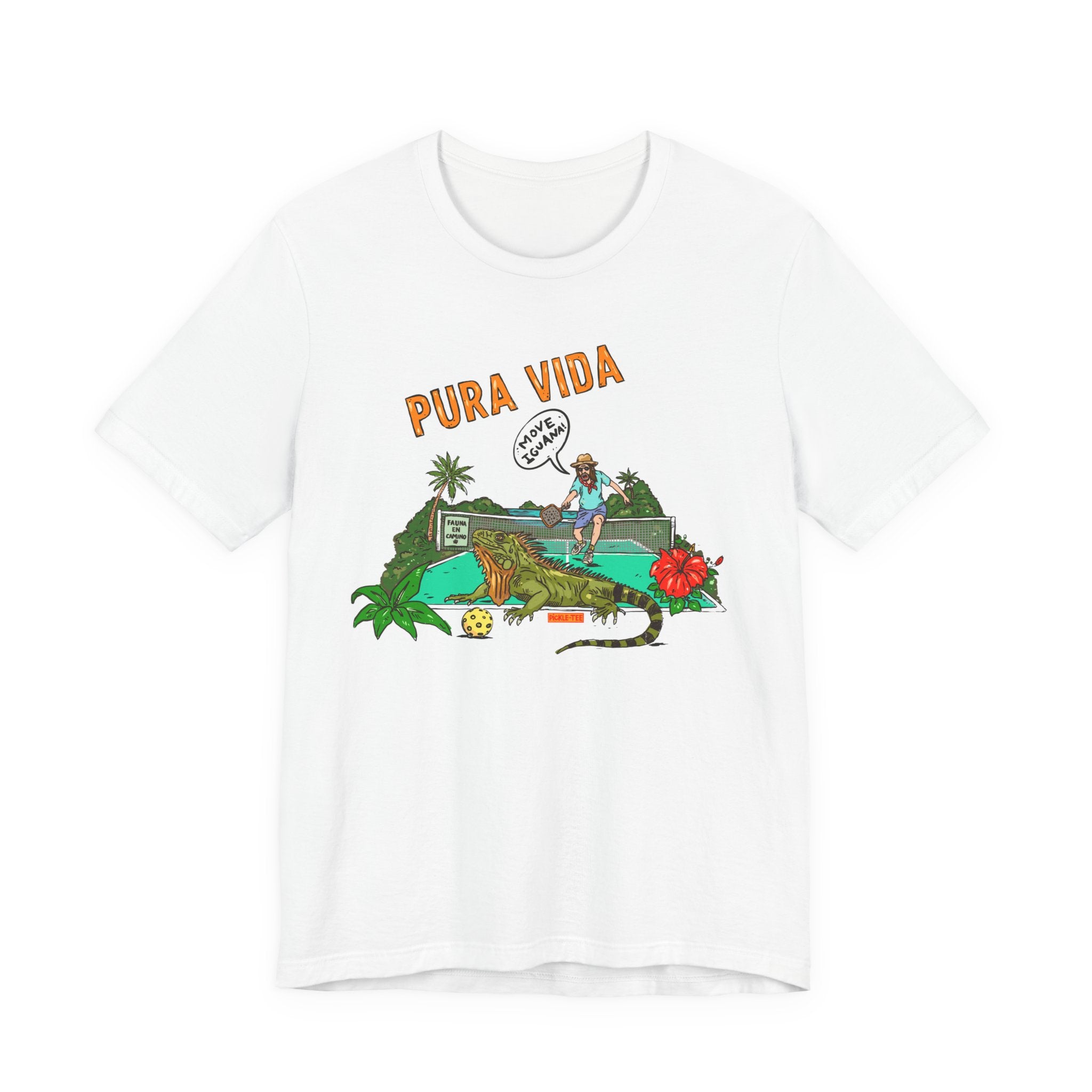 Iguana Pickleball Unisex Crew Neck Tee