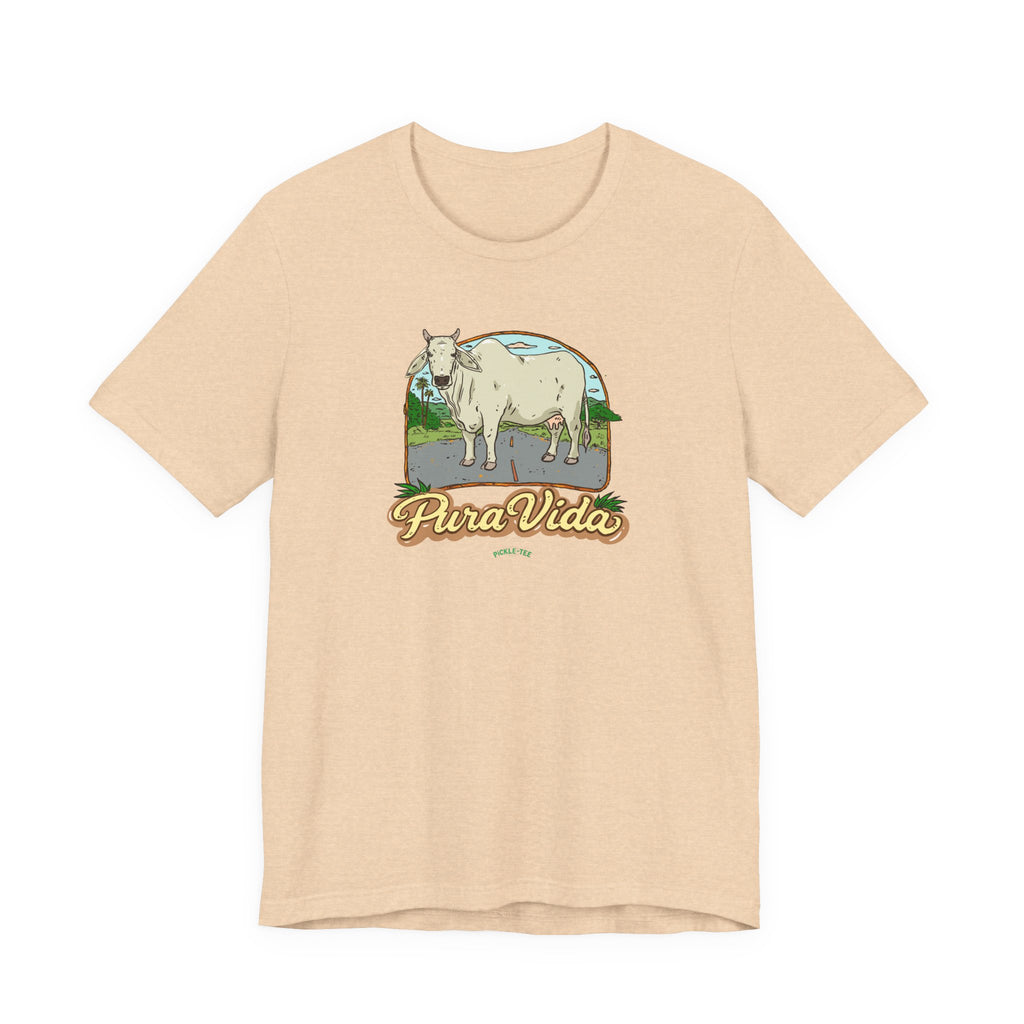 Pura Vida Cow T-Shirt/Unisex Crew Neck Tee