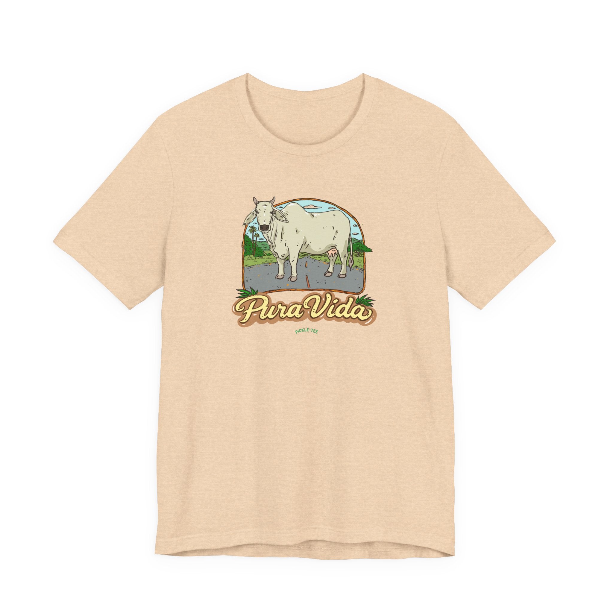 Pura Vida Cow T-Shirt/Unisex Crew Neck Tee