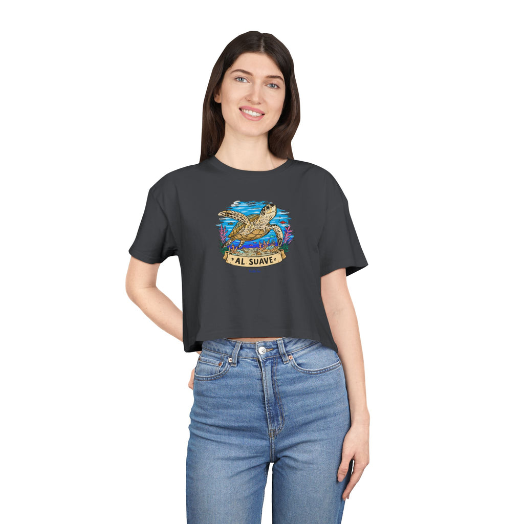 Sea Turtle Women's Crop Tee