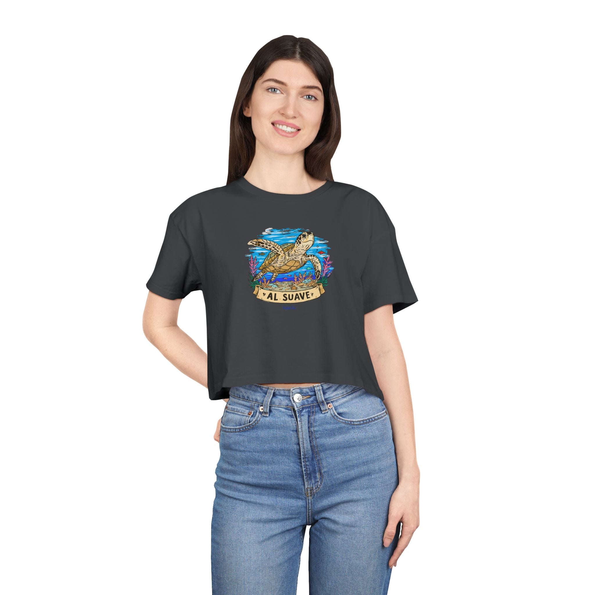 Sea Turtle Women's Crop Tee