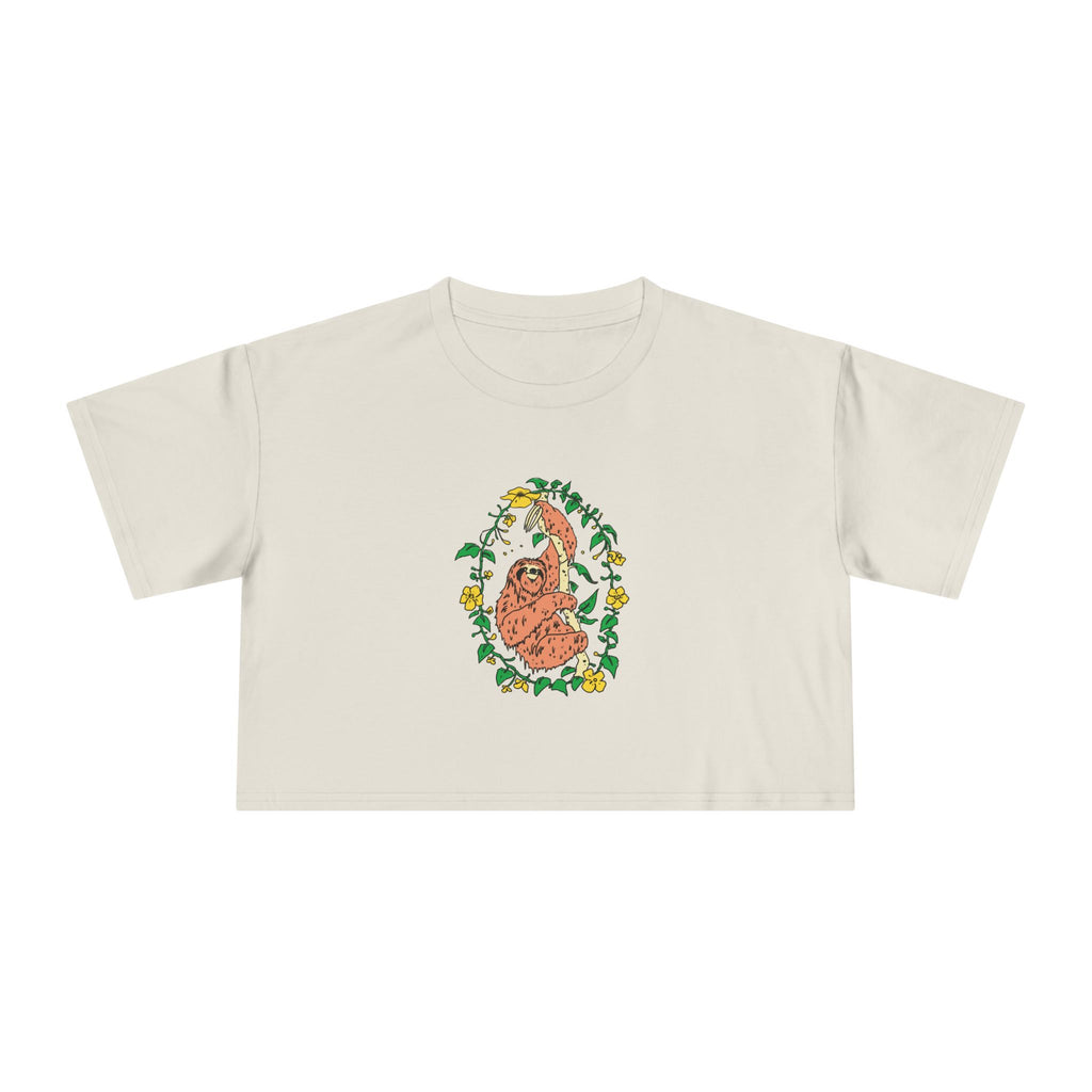 Sloth Women's Crop Tee