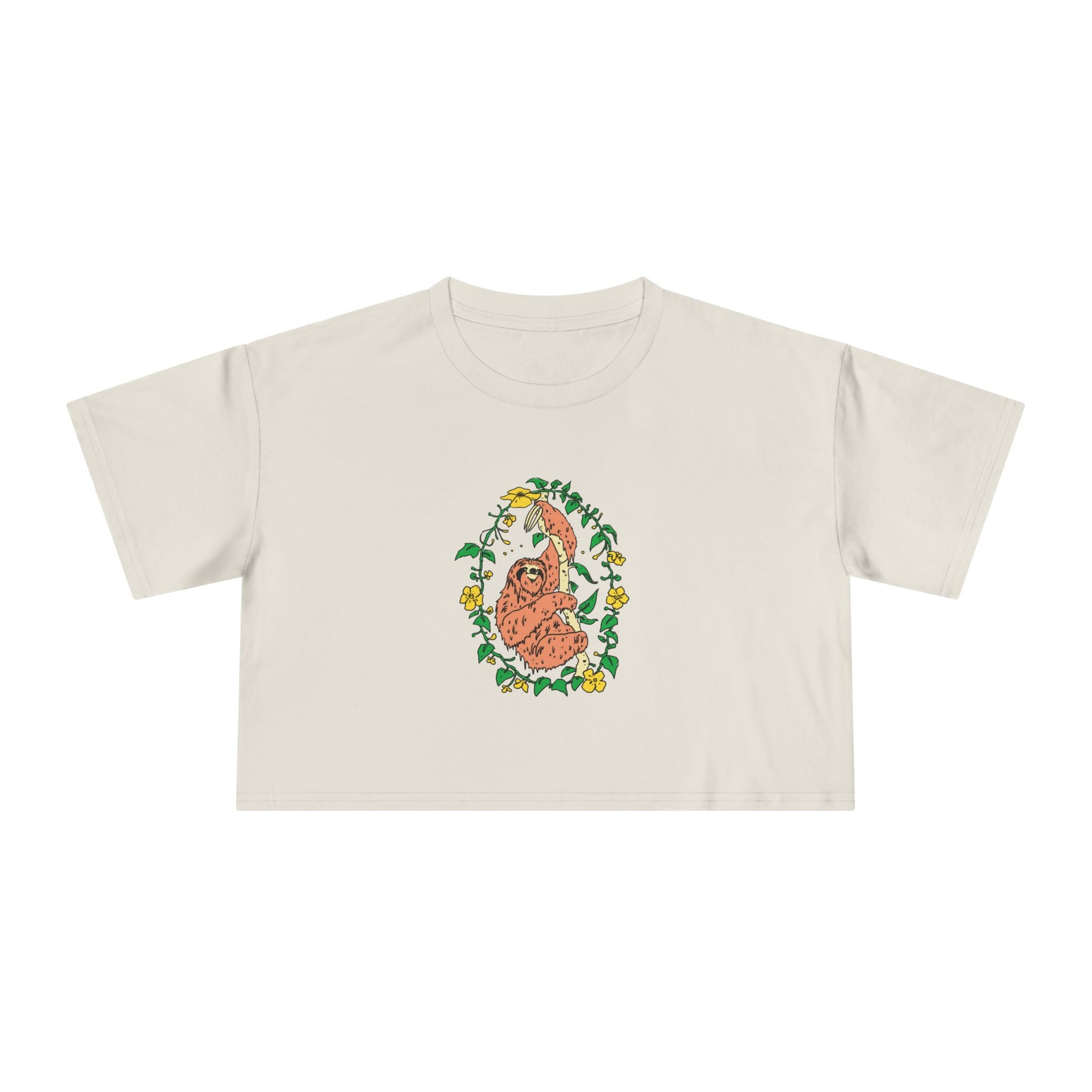 Sloth Women's Crop Tee