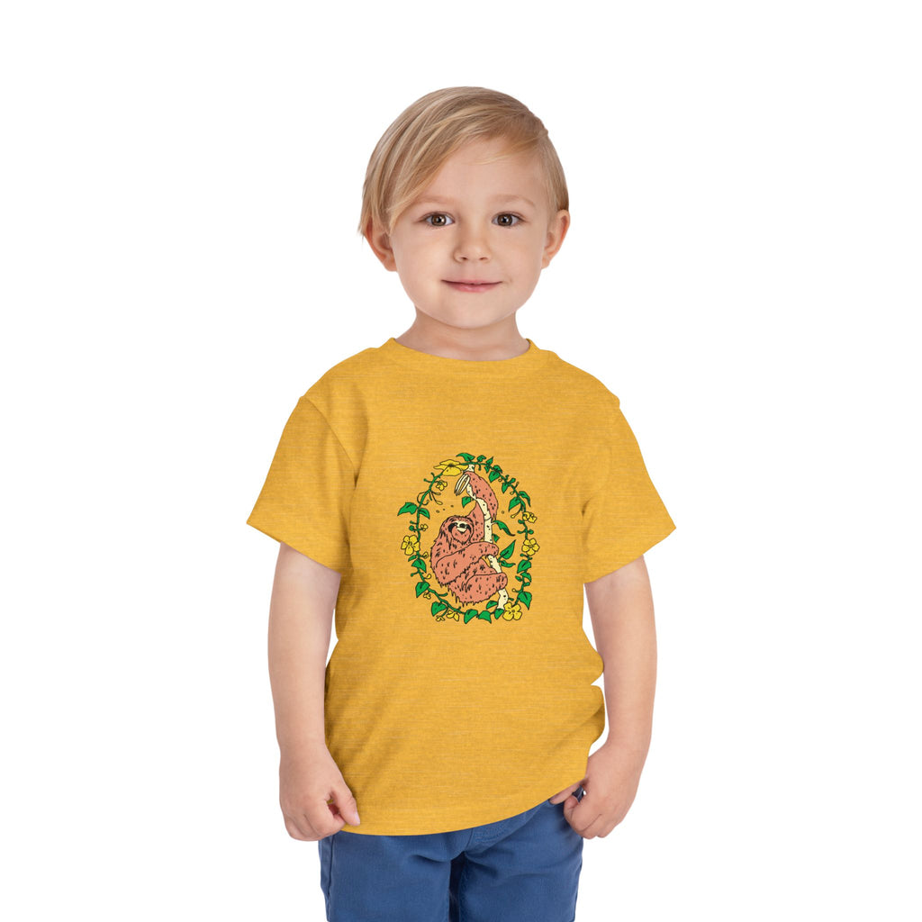 Sloth Toddler Short Sleeve Tee