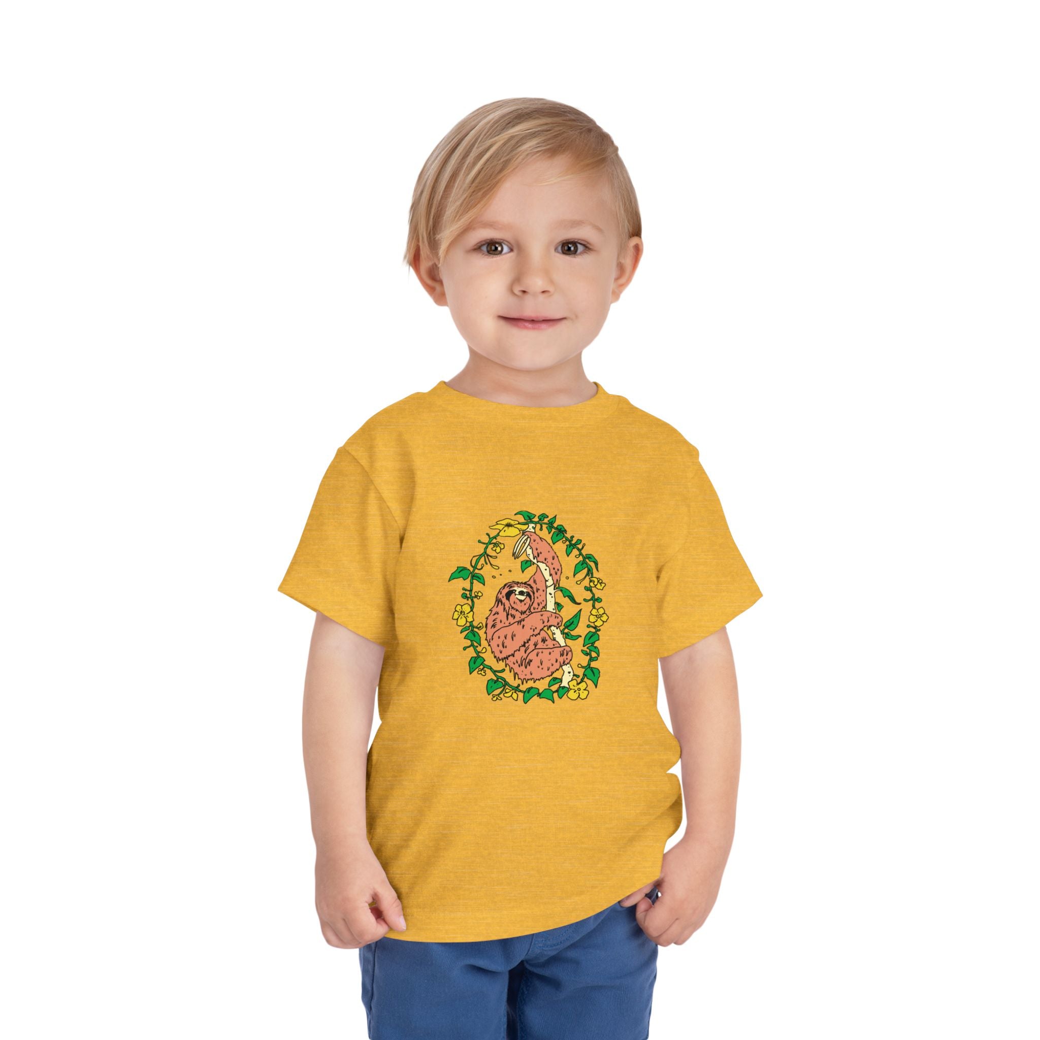 Sloth Toddler Short Sleeve Tee
