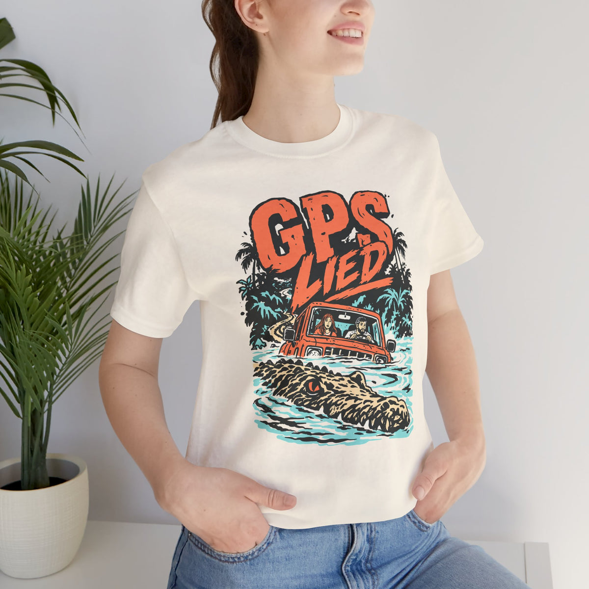GPS LIED Unisex Jersey Short Sleeve Tee