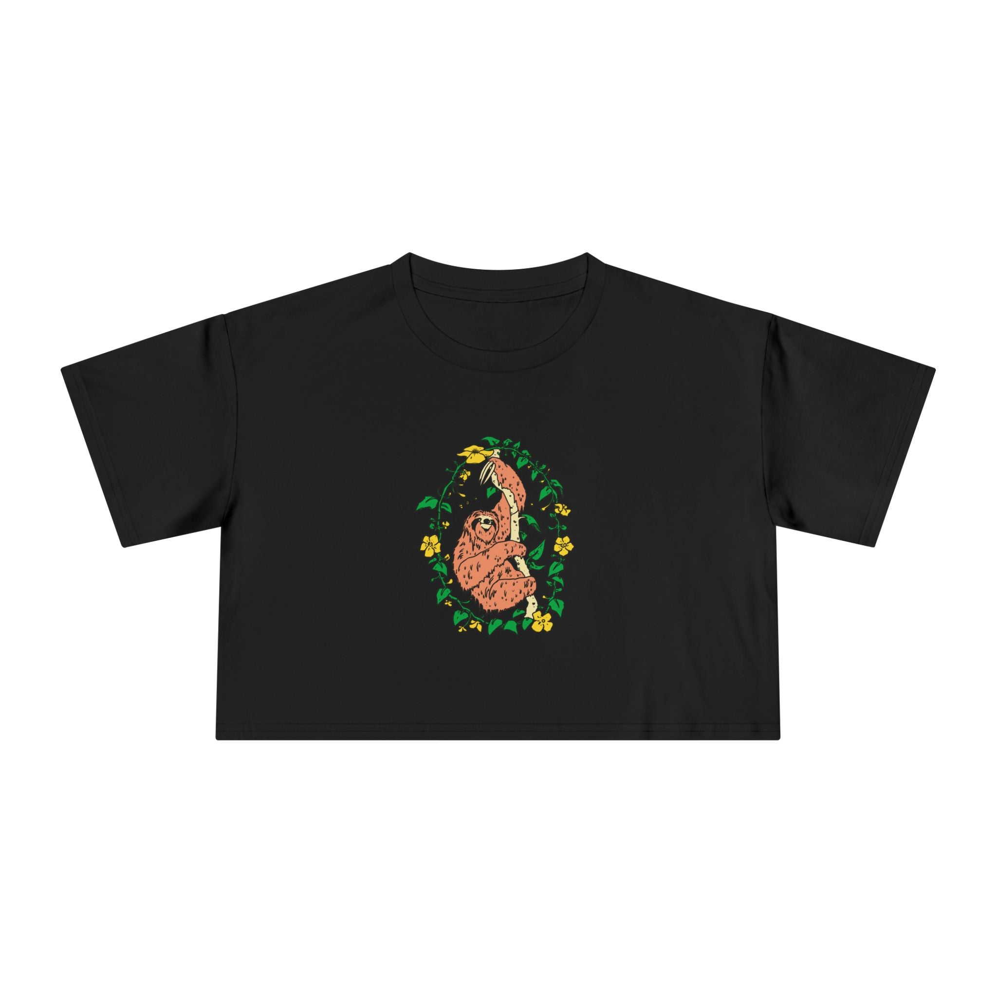 Sloth Women's Crop Tee