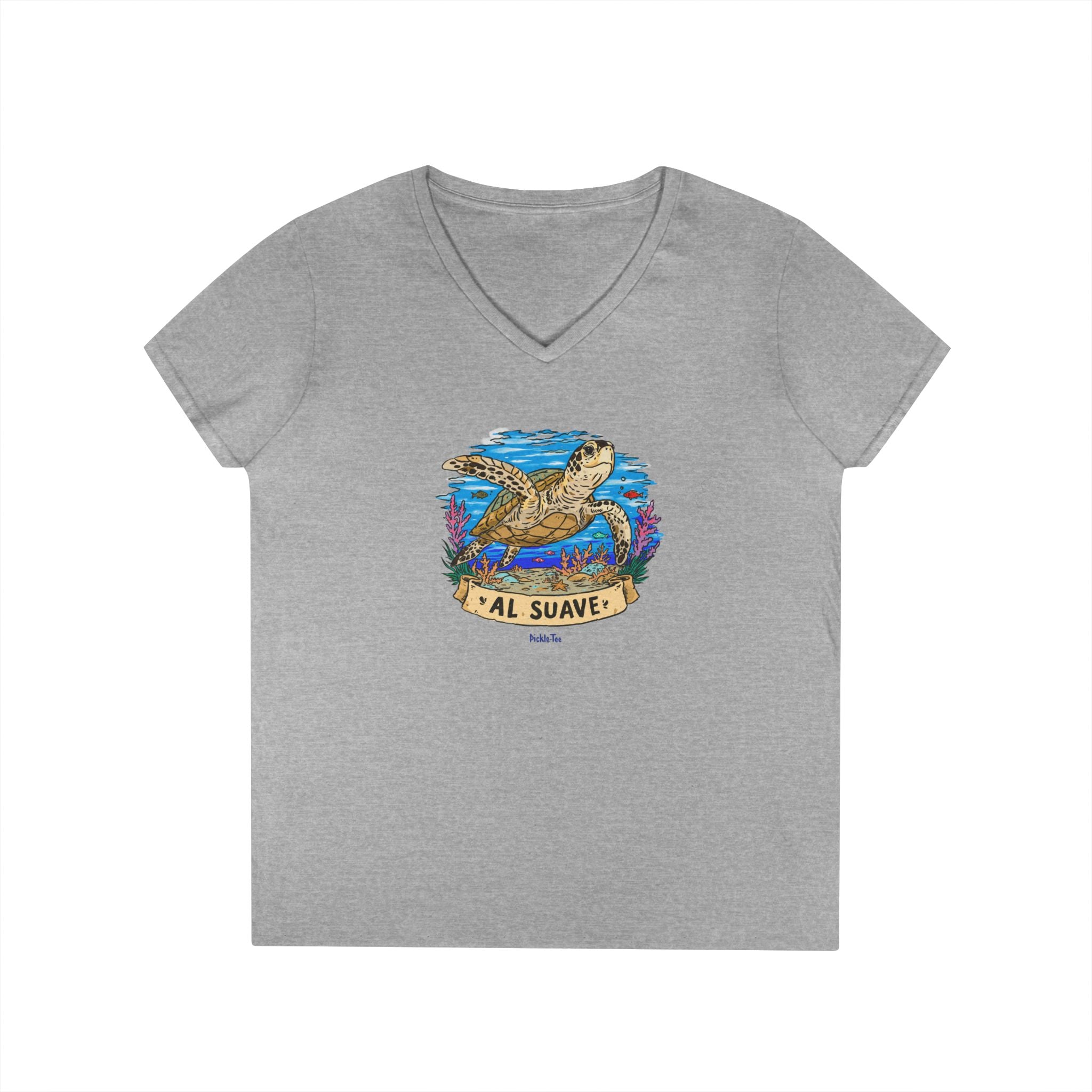 Sea Turtle, Women’s V-Neck Tee