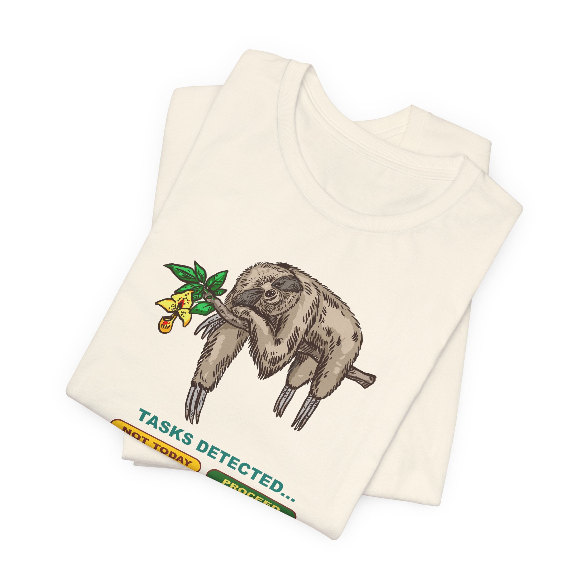 Sloth Tasks Unisex Crew Tee