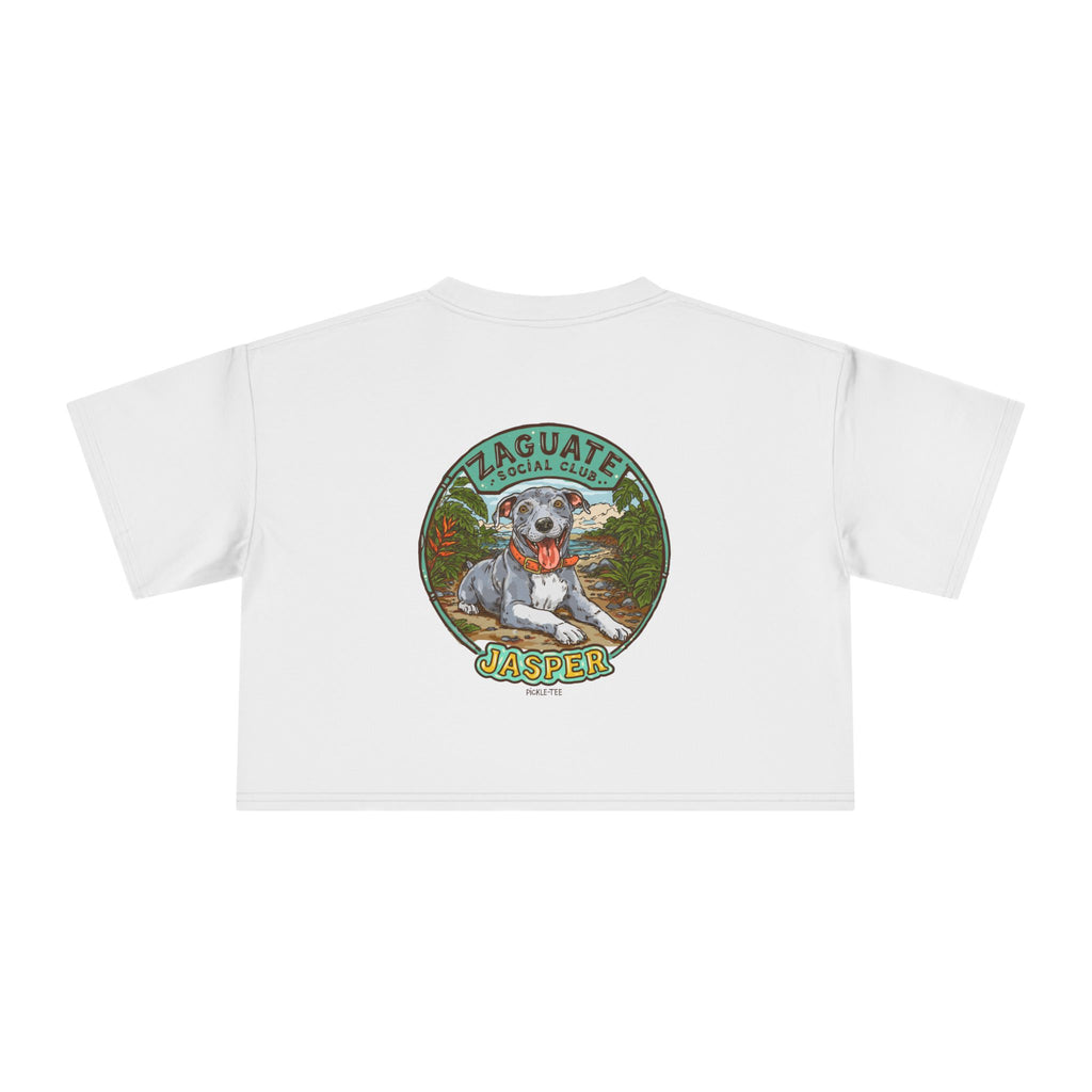 Zaguate Social Club- Jasper, Women's Crop Tee