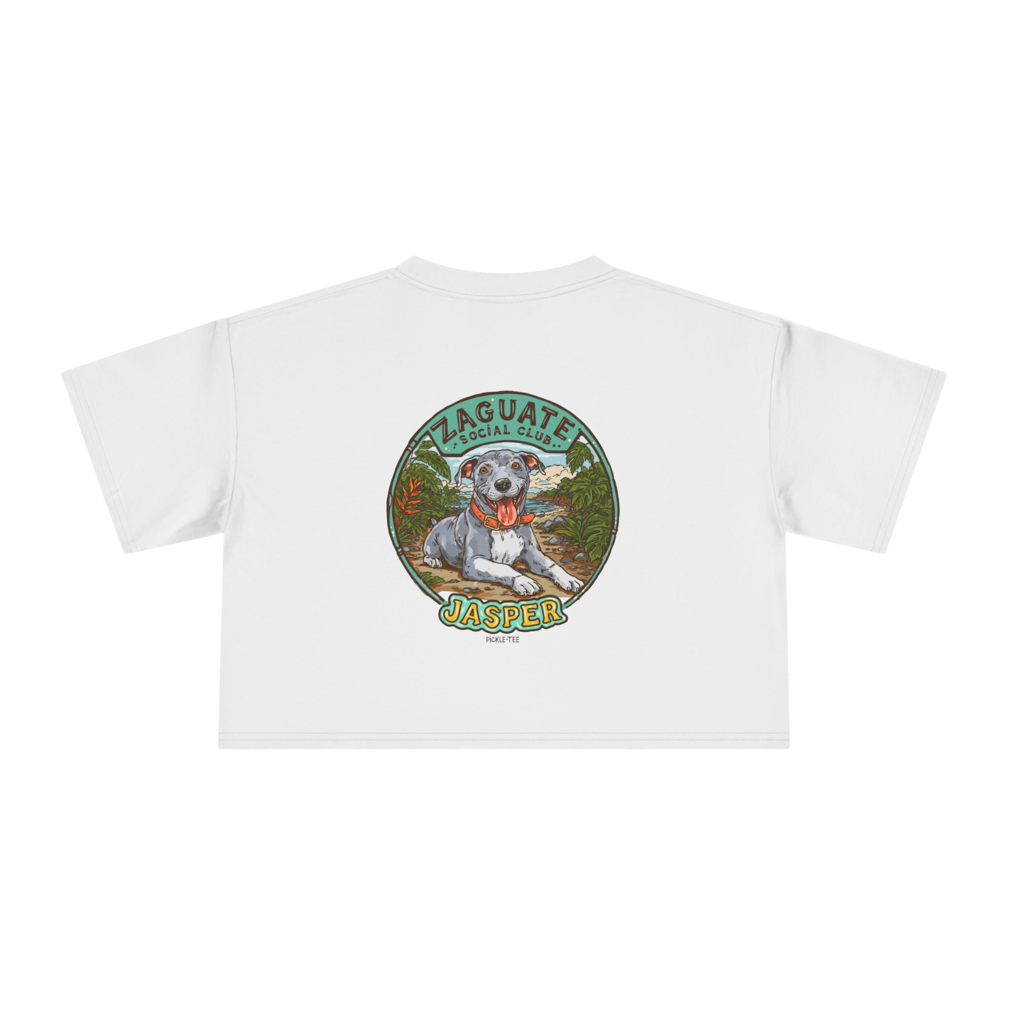 Zaguate Social Club- Jasper, Women's Crop Tee
