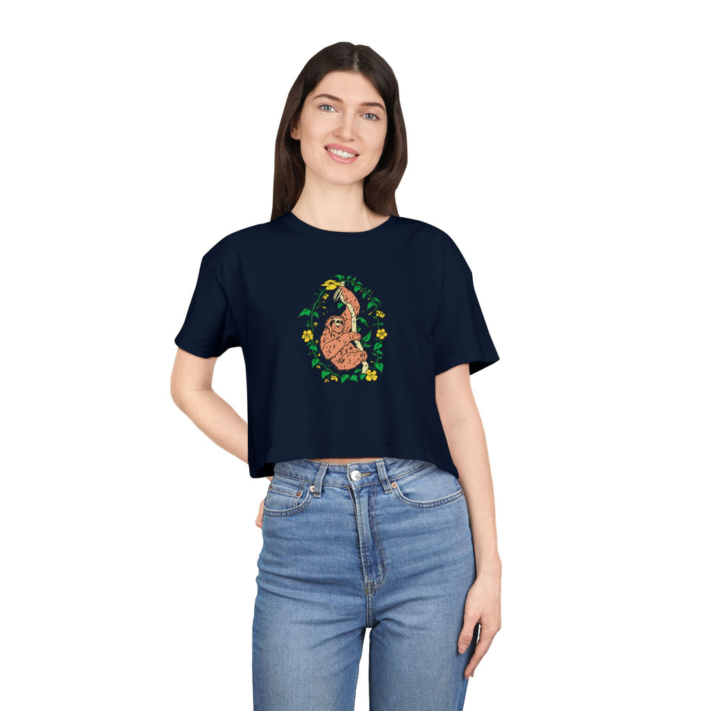 Sloth Women's Crop Tee