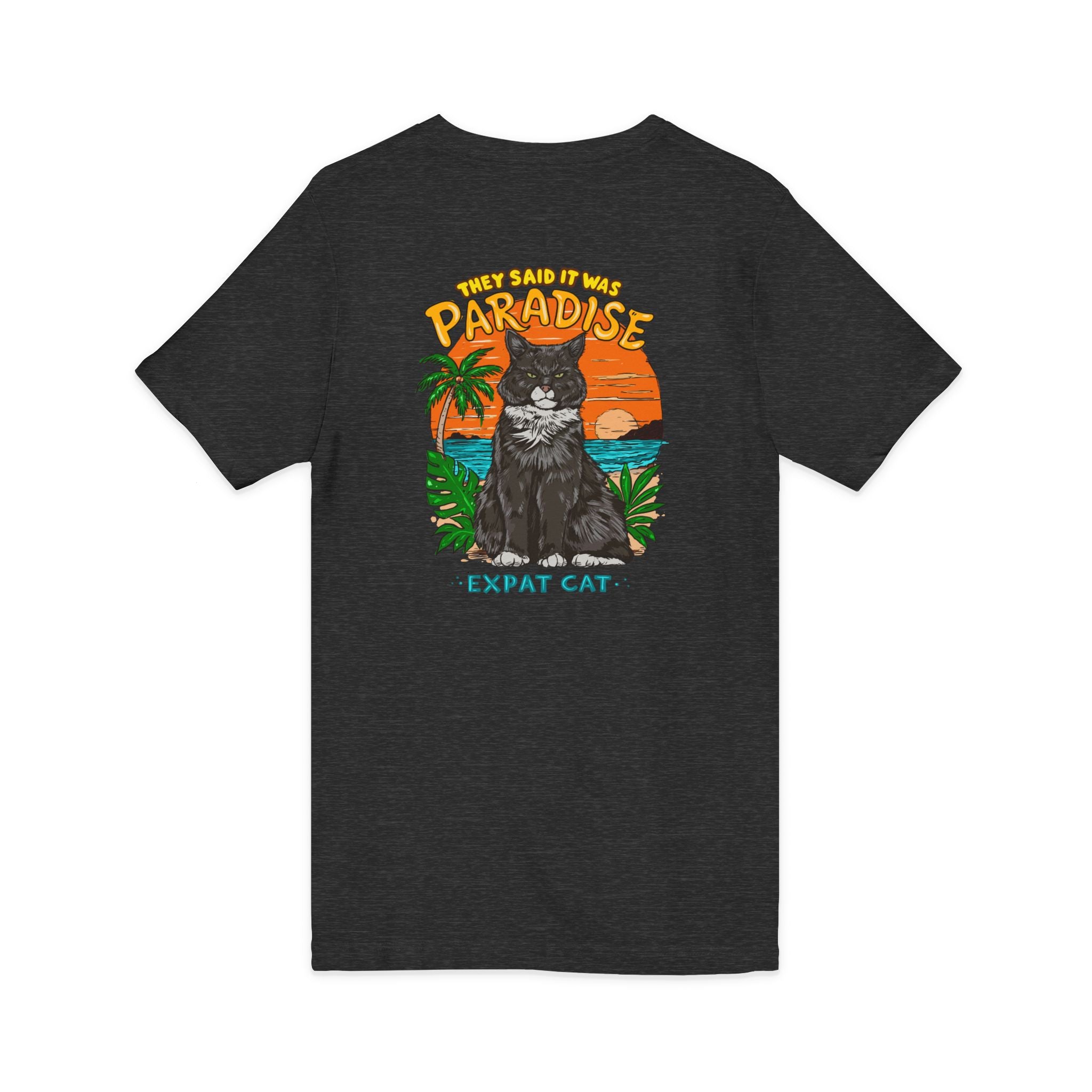 Expat Cat Unisex V-Neck Tee